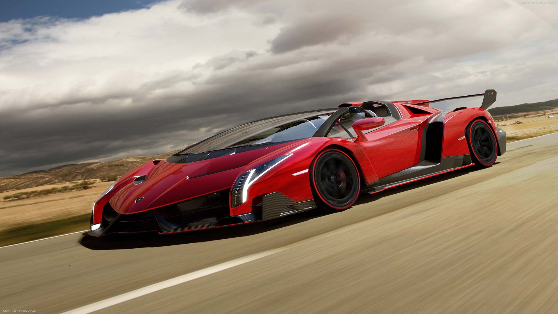 座驾 Lamborghini Veneno Roadster 高清壁纸