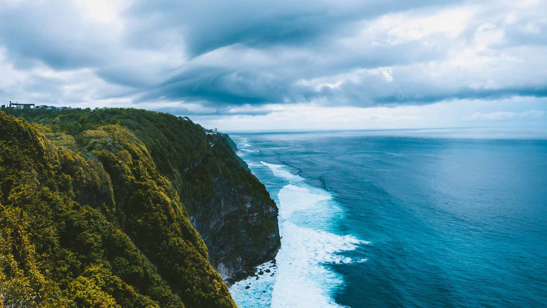 海景 海云 地平线 4K壁纸