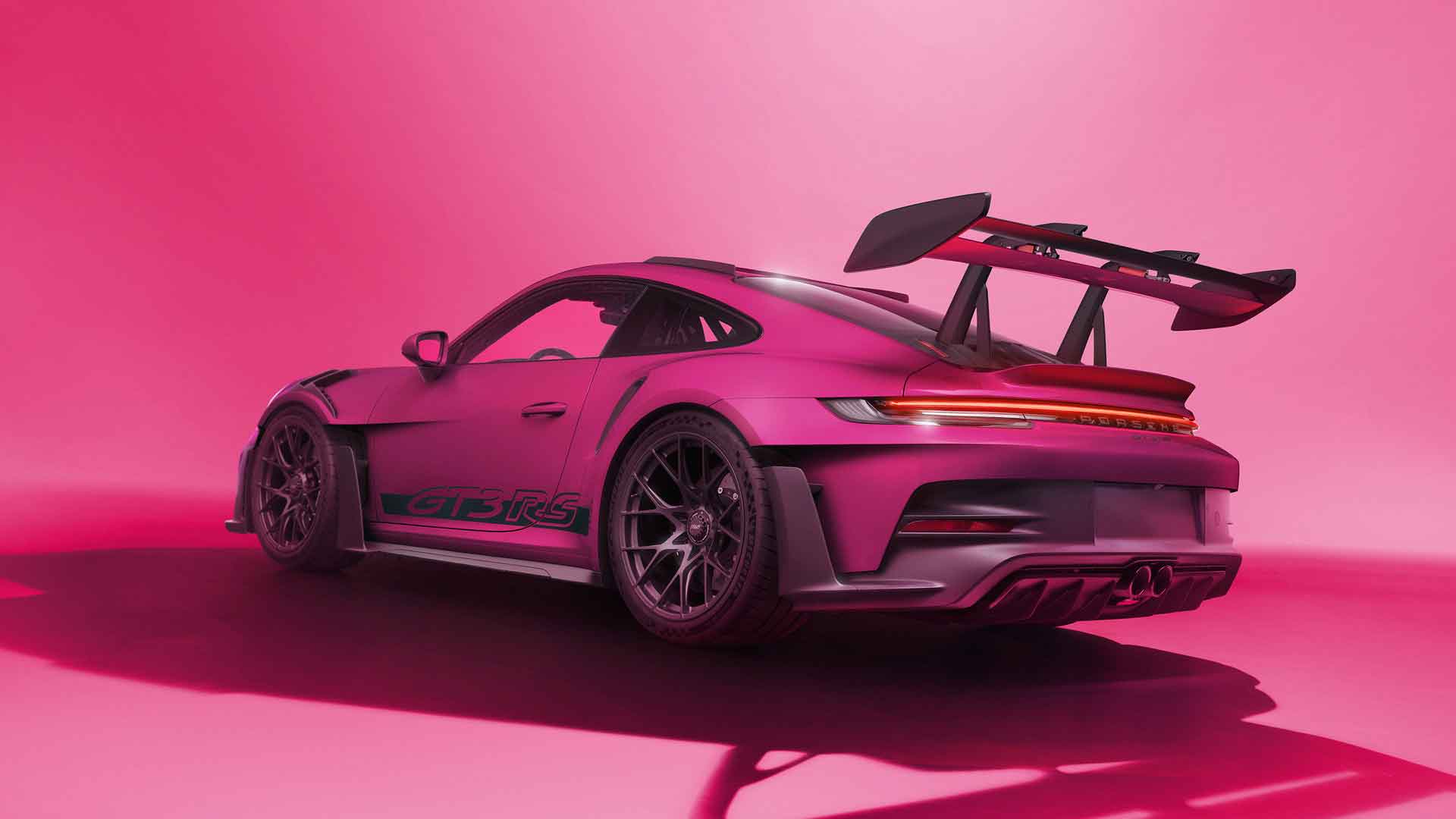 保时捷 911 GT3 Rs 后 4k