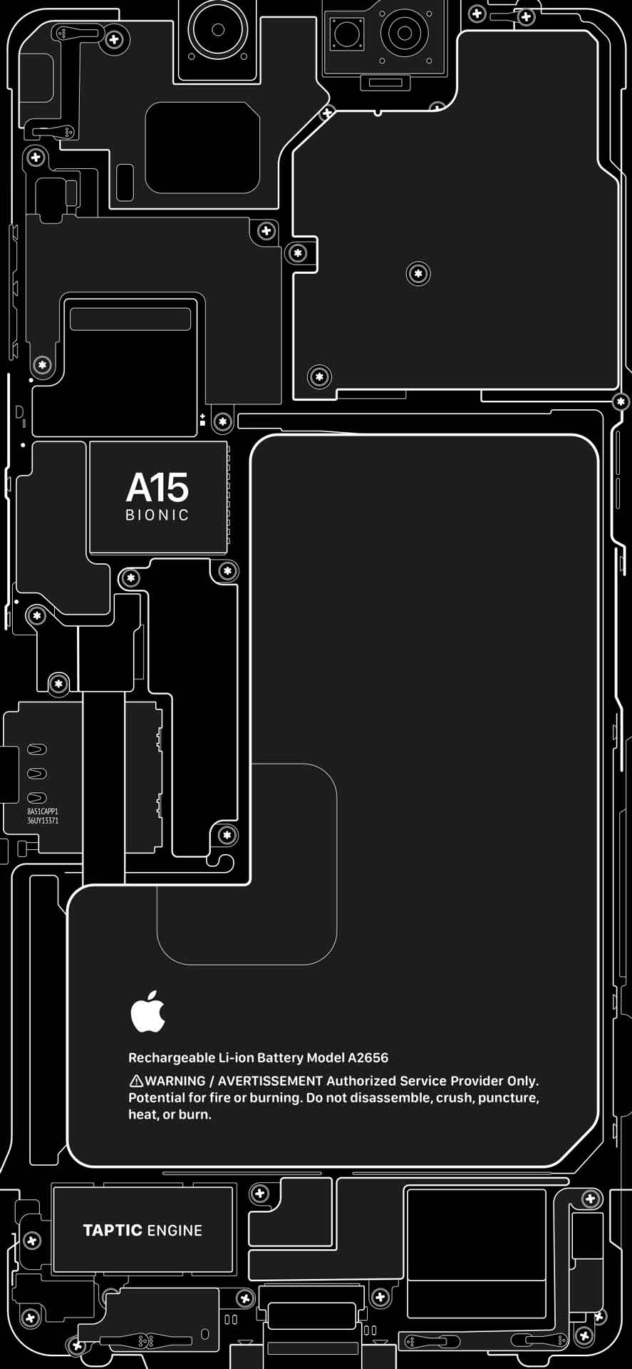 iPhone A15 透视壁纸