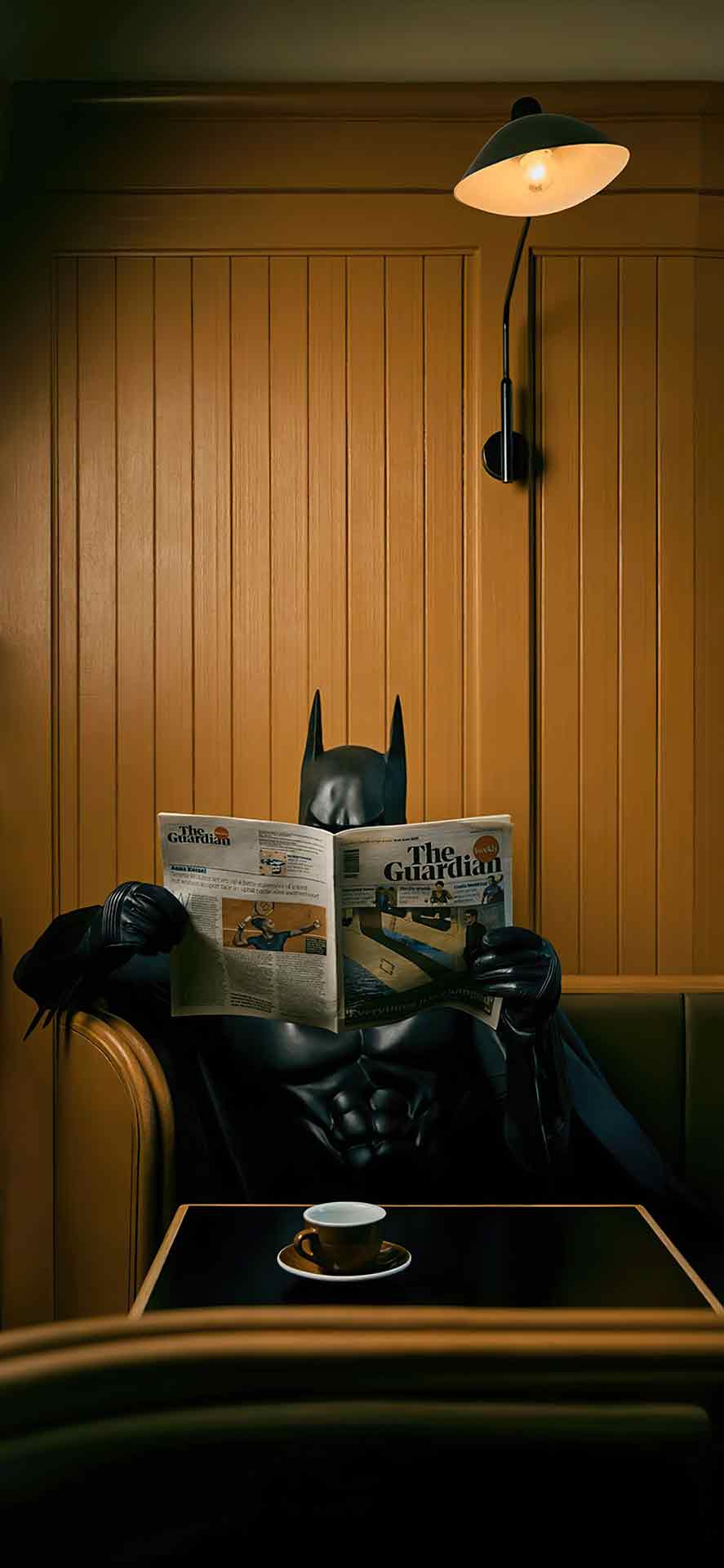 蝙蝠侠阅读日记手机壁纸