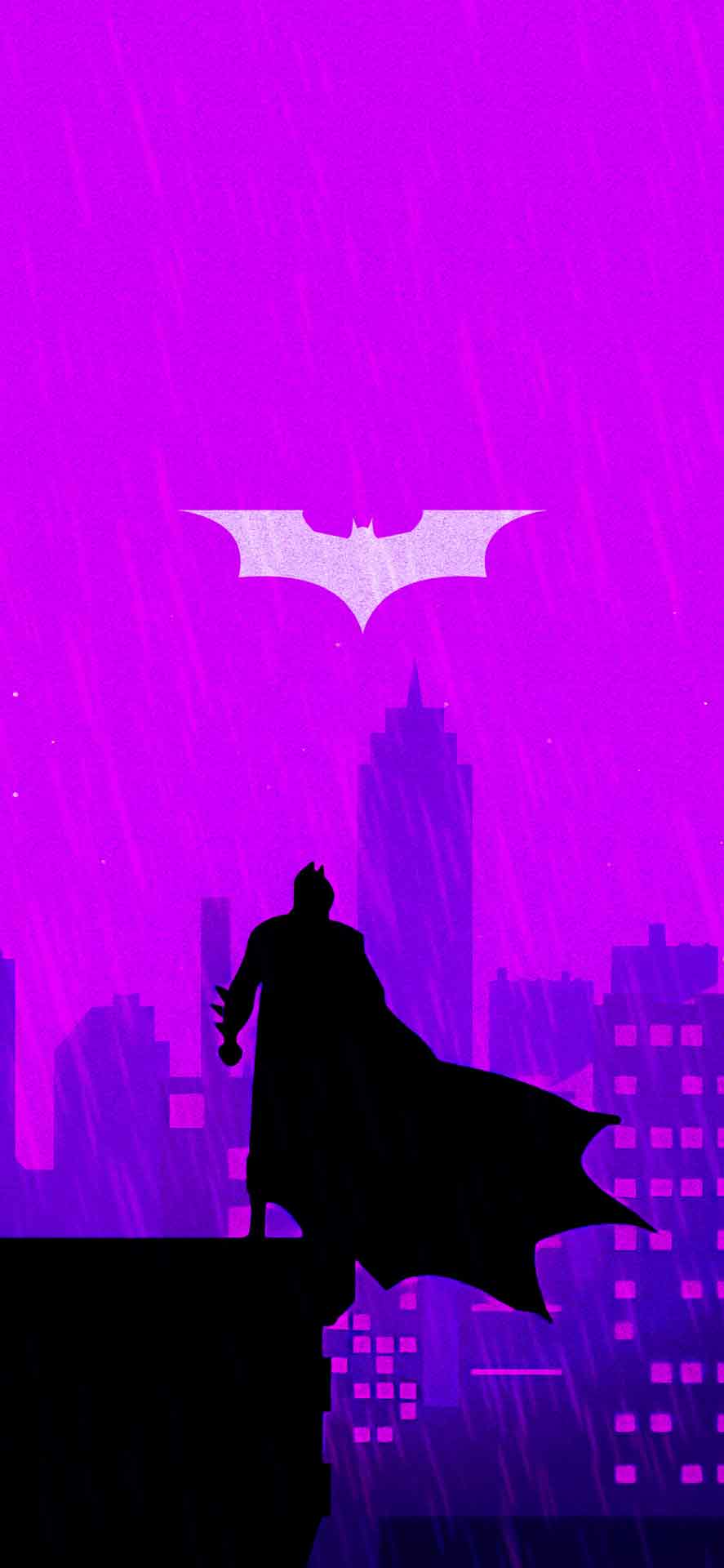 蝙蝠侠剪影图形壁纸