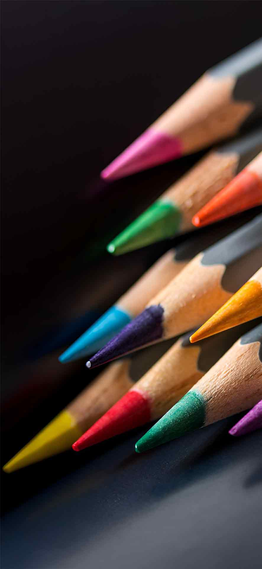 彩色铅笔壁纸