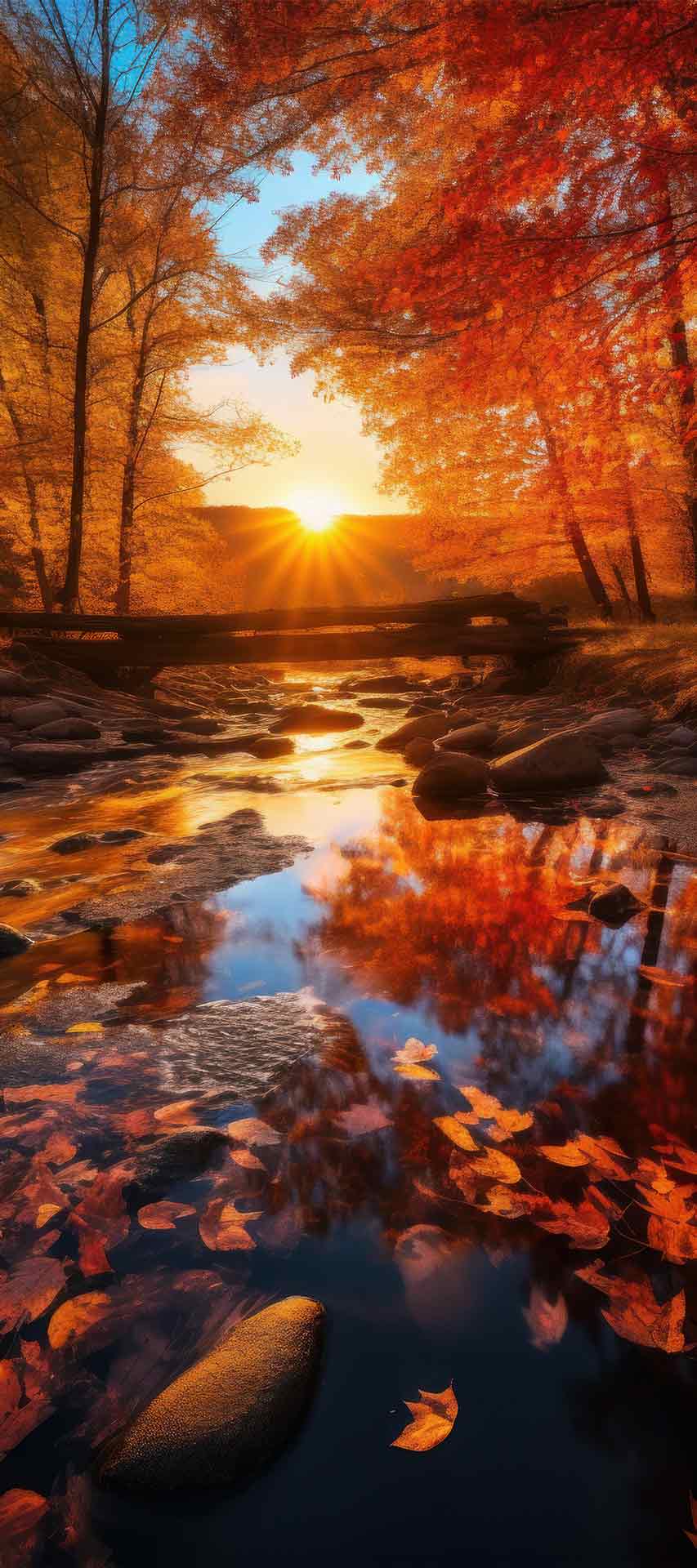 美丽的秋天风景高清iPhone壁纸