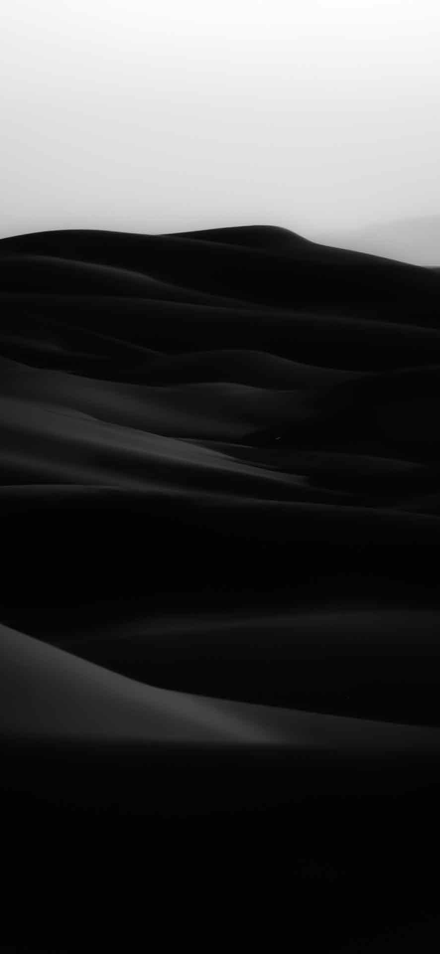 黑色的沙丘壁纸