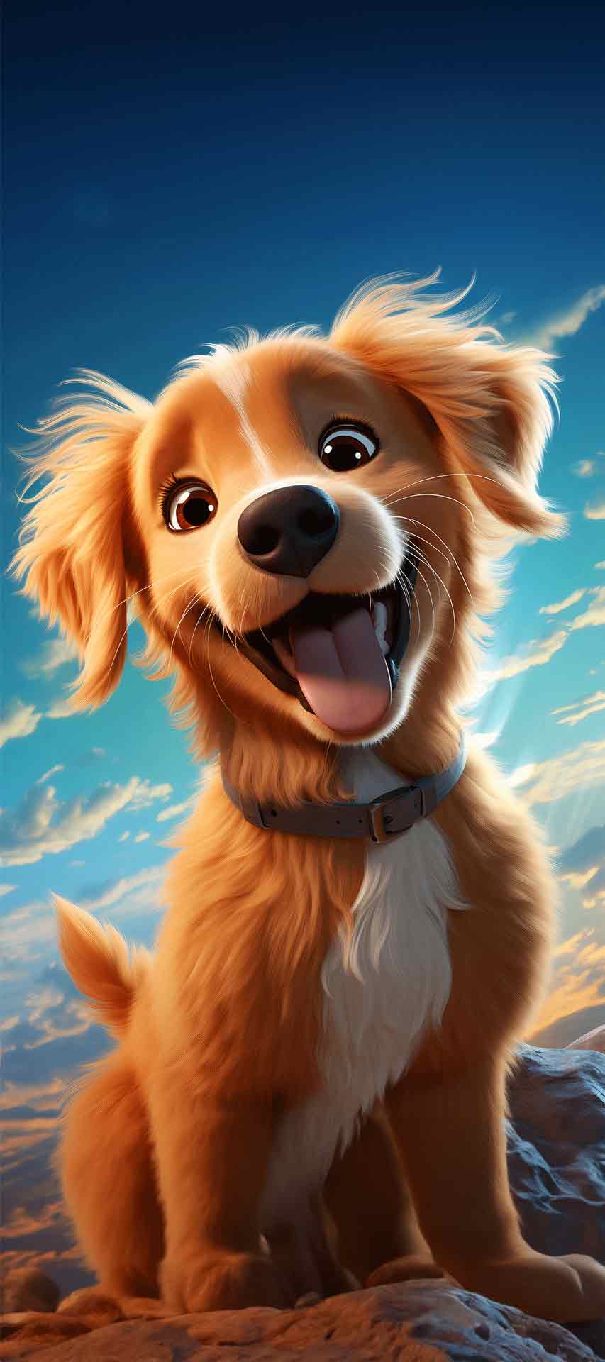 卡通可爱的小狗iPhone壁纸