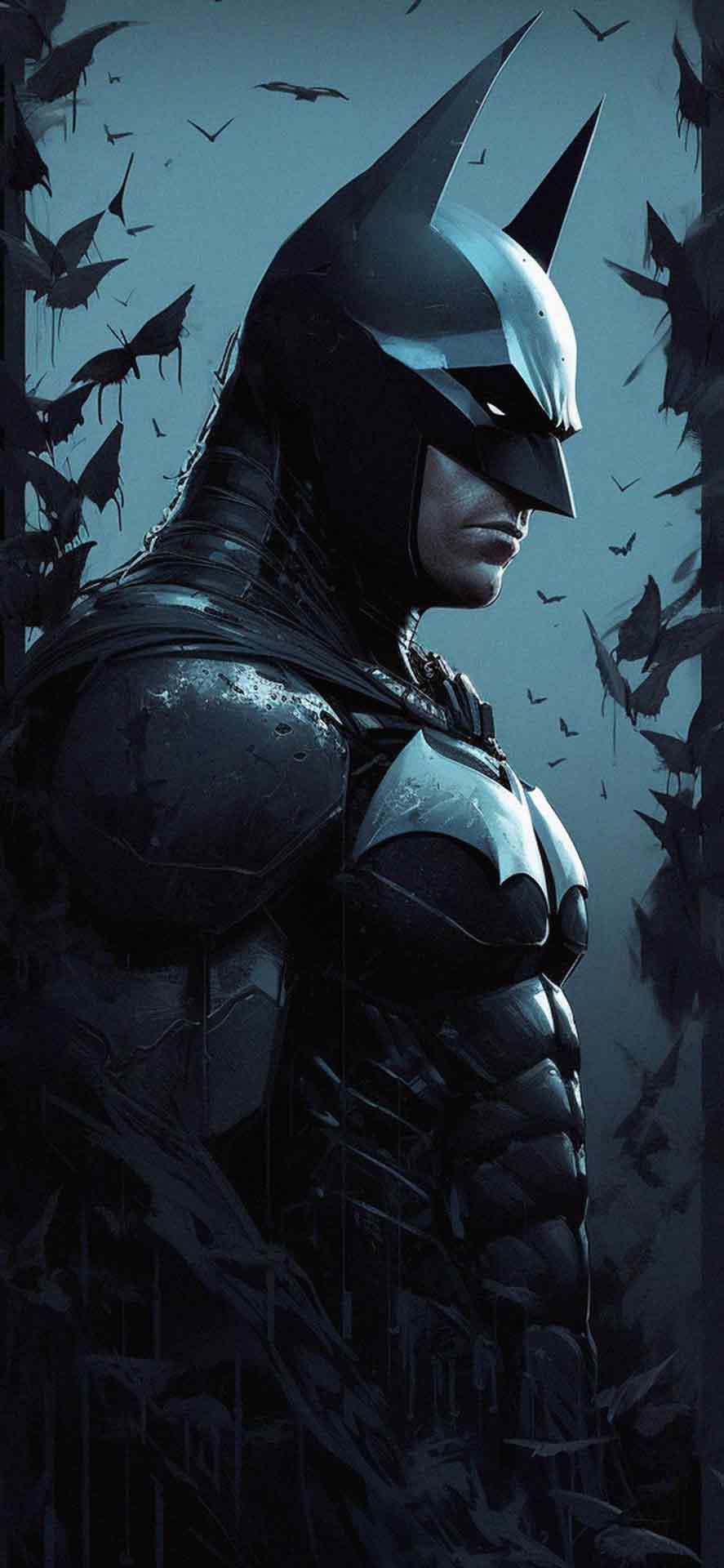 DC蝙蝠侠深蓝色壁纸