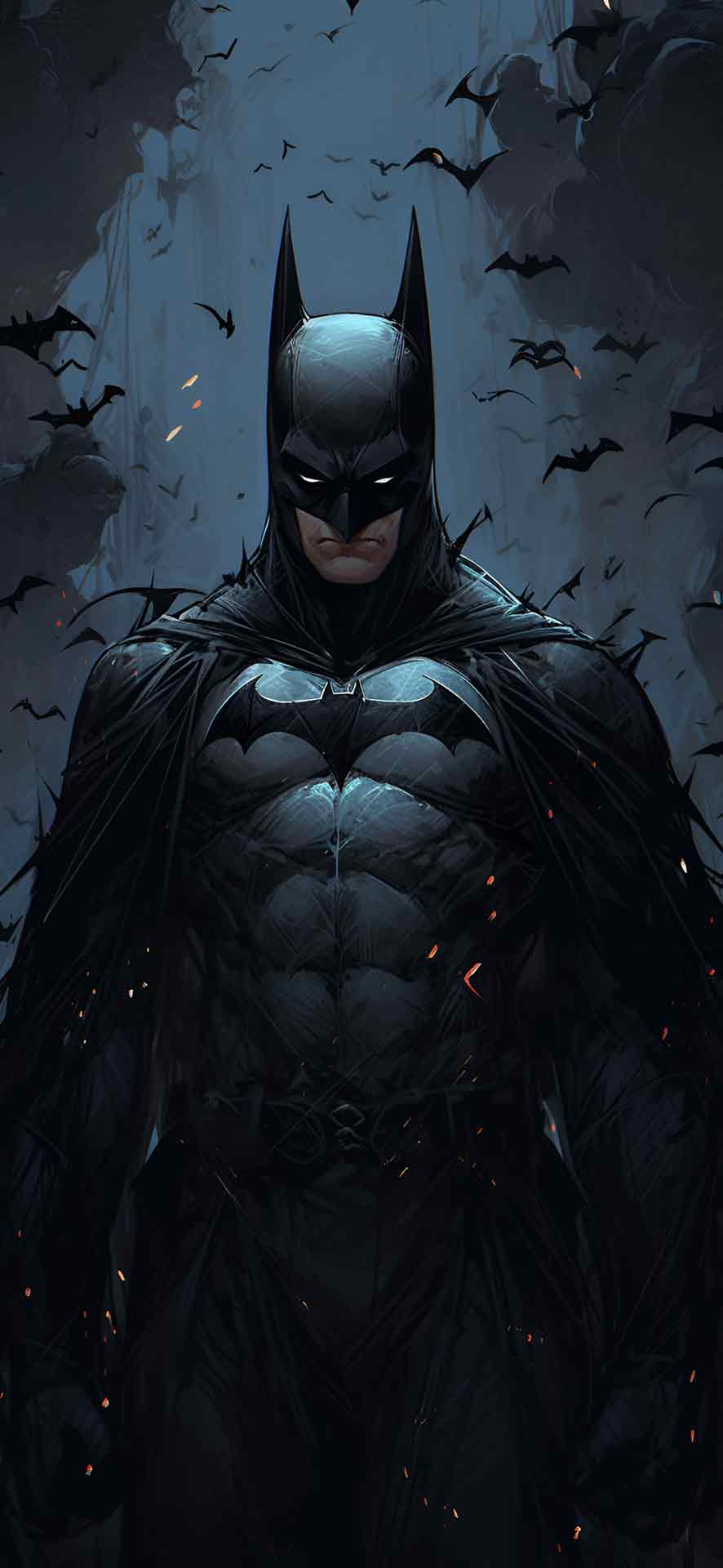 DC漫画蝙蝠侠和蝙蝠黑暗壁纸