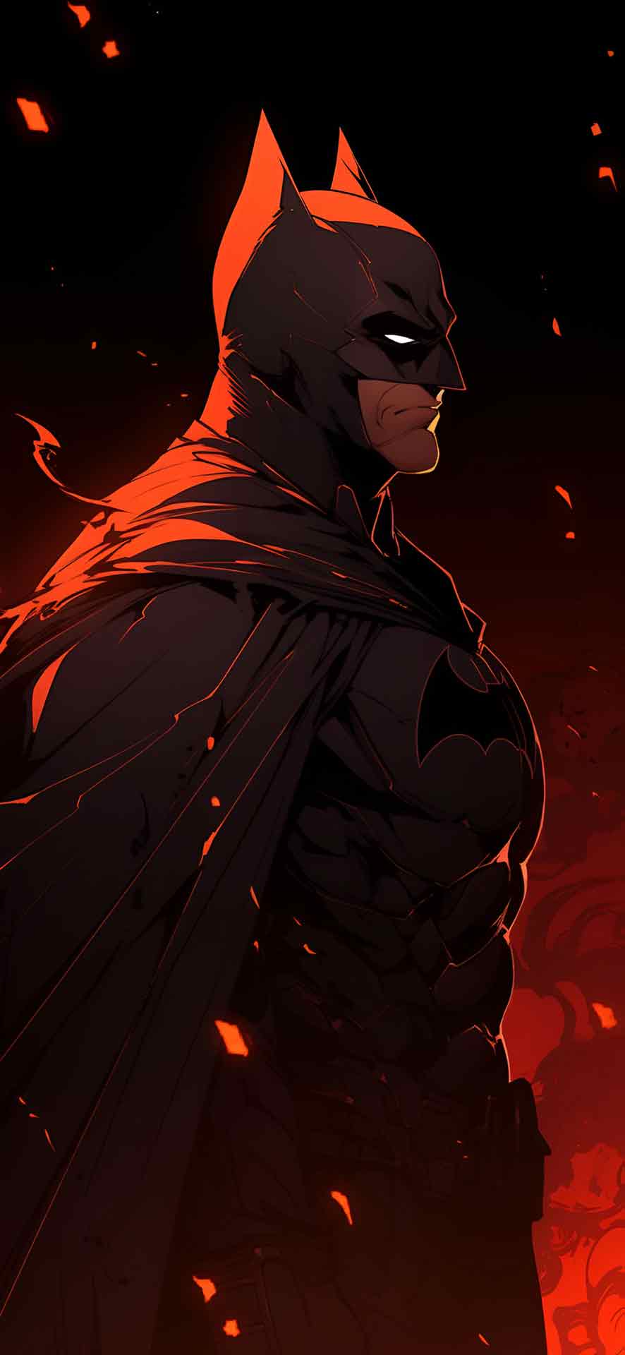 DC漫画蝙蝠侠黑与红壁纸