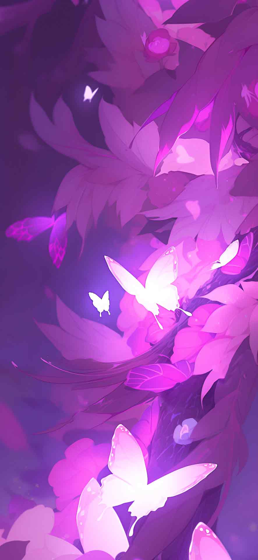 温柔的紫色美学艺术壁纸