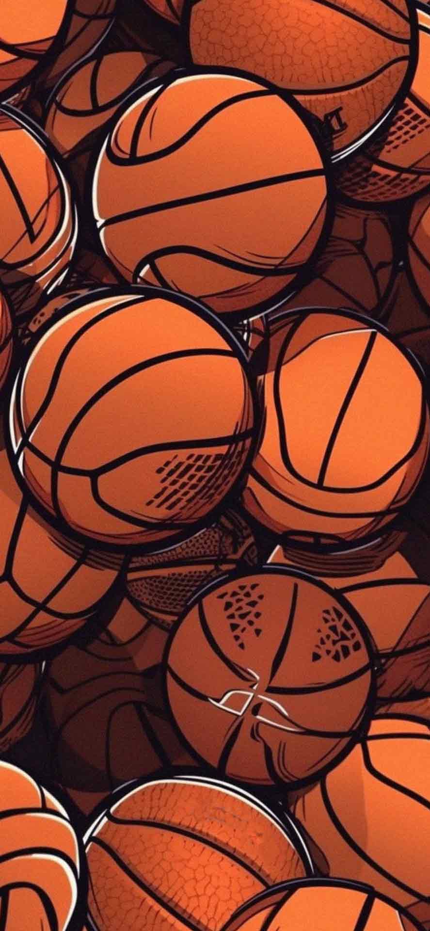 篮球图案壁纸