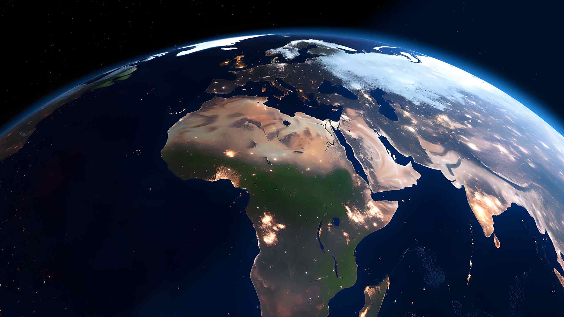 非洲卫星图像桌面壁纸