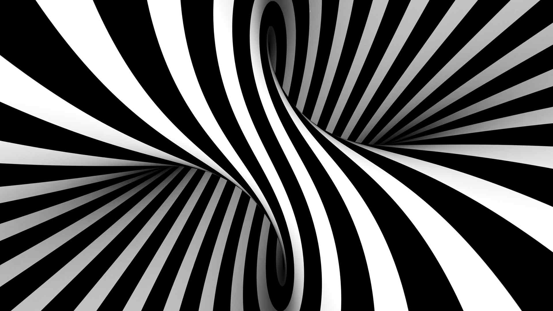 瓦萨雷风格的黑白光学错觉