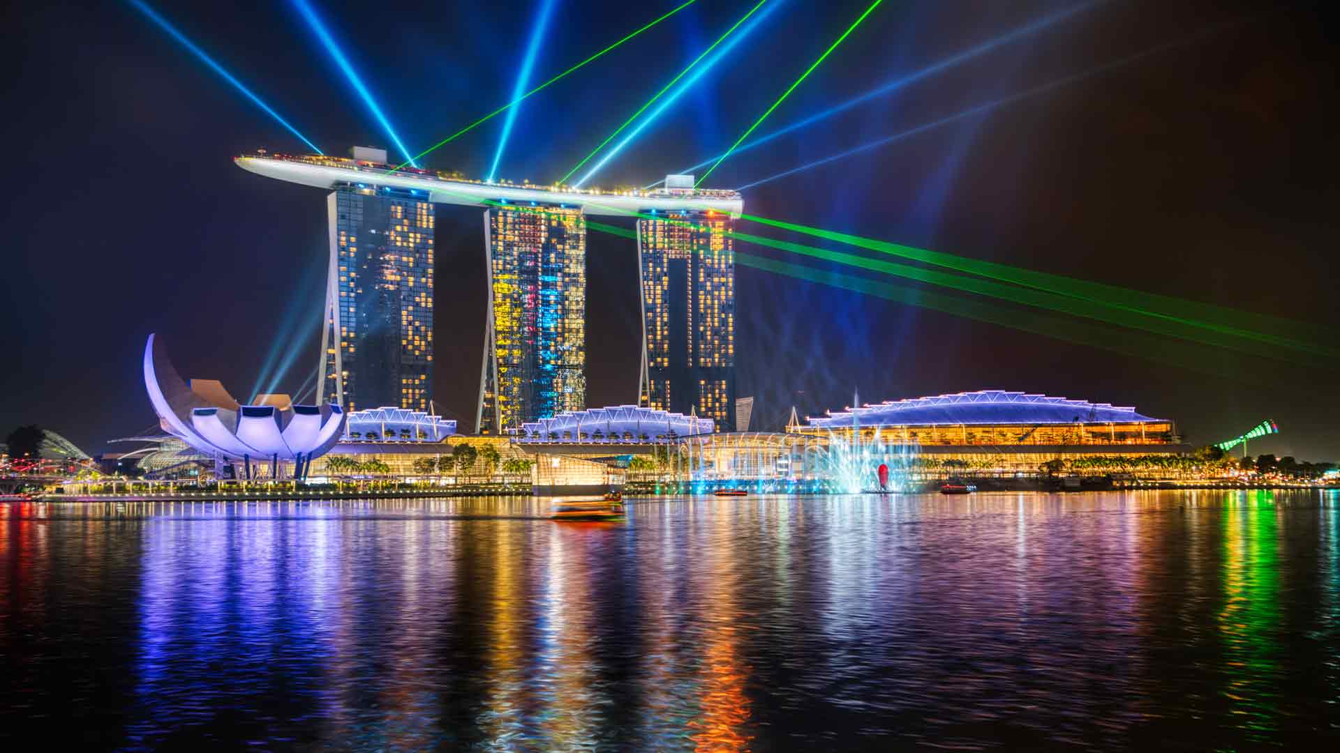 新加坡的夜晚