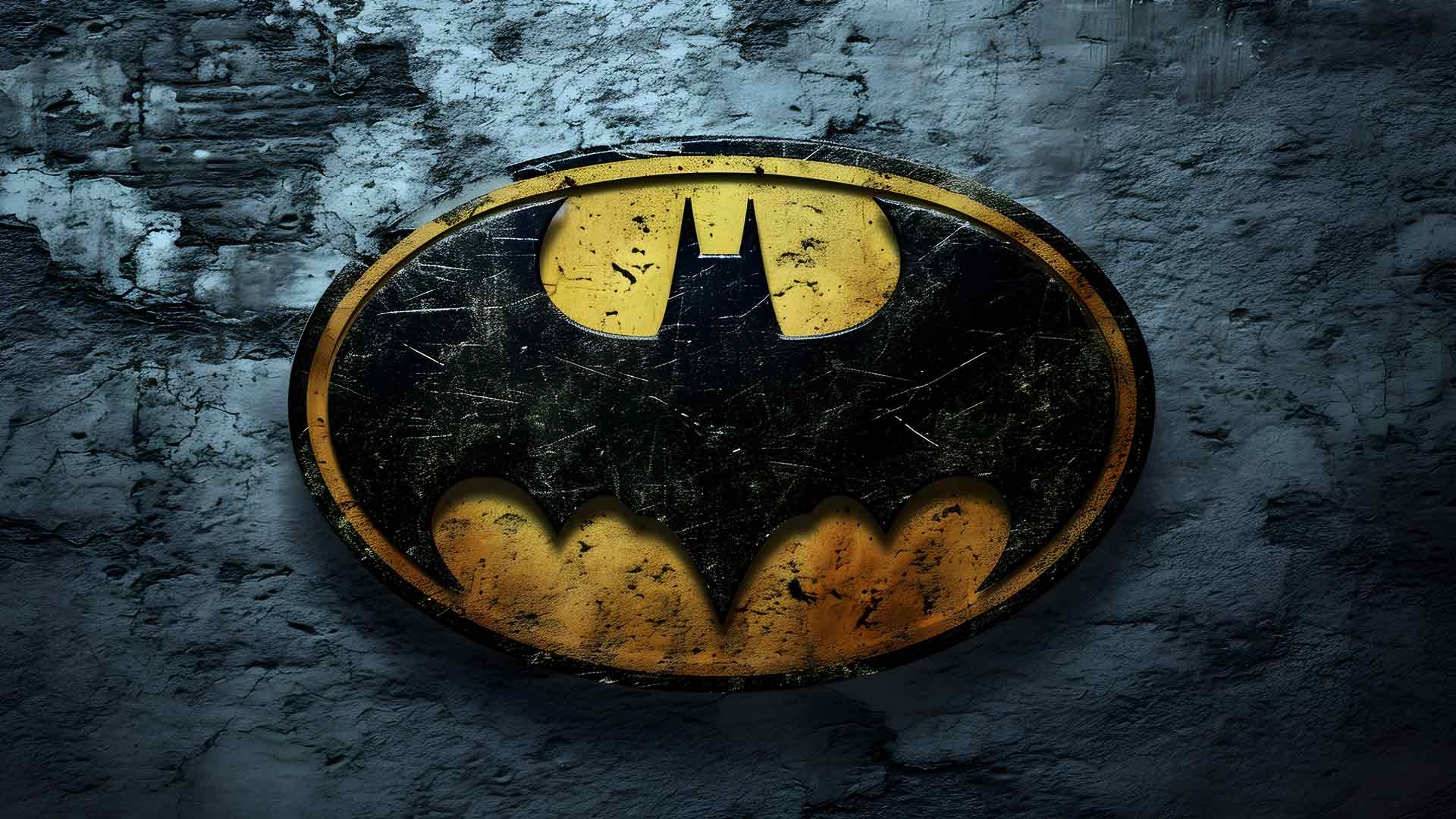 蝙蝠侠标志垃圾风格桌面壁纸