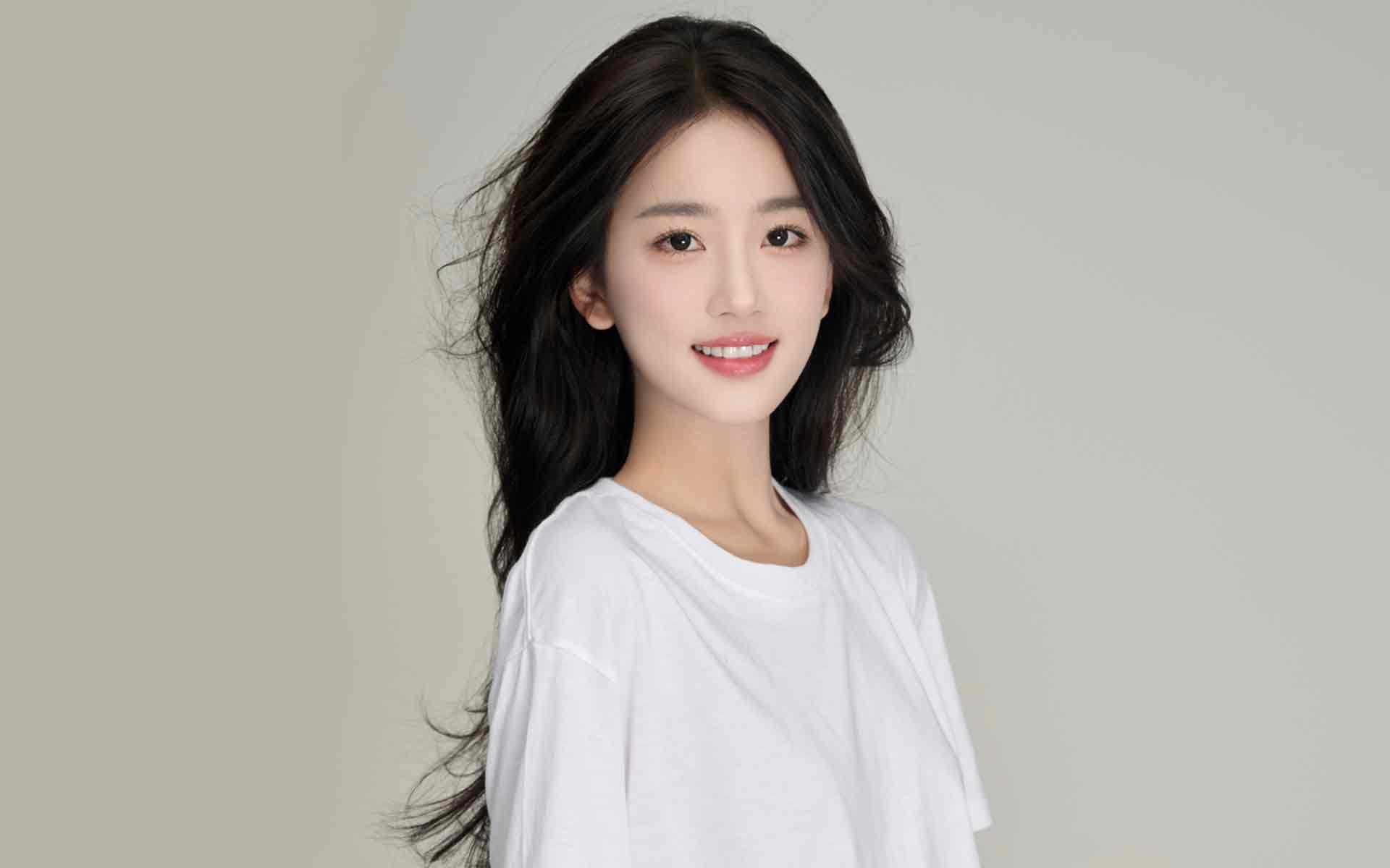 甜美可爱美女潘敏电脑壁纸