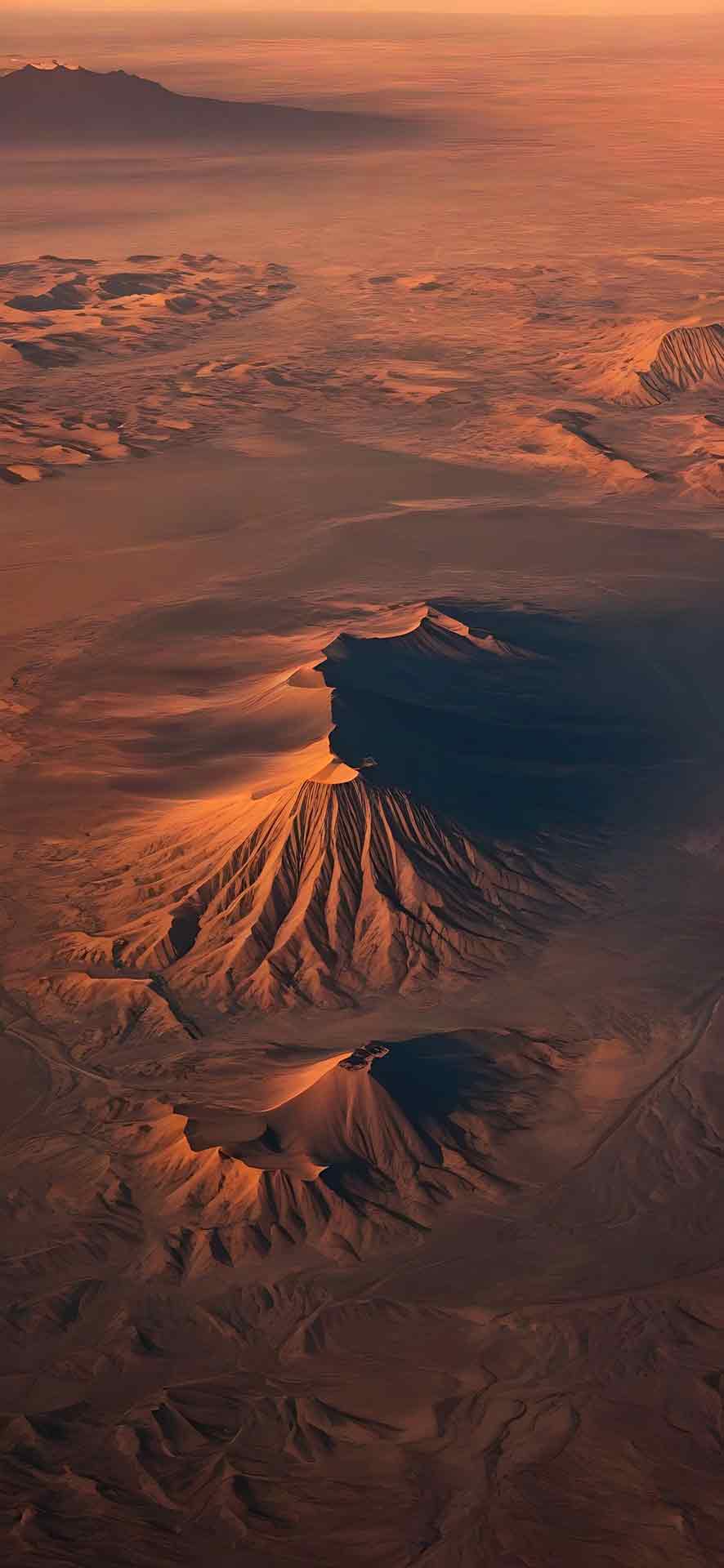 火星中央山 iPhone 壁纸