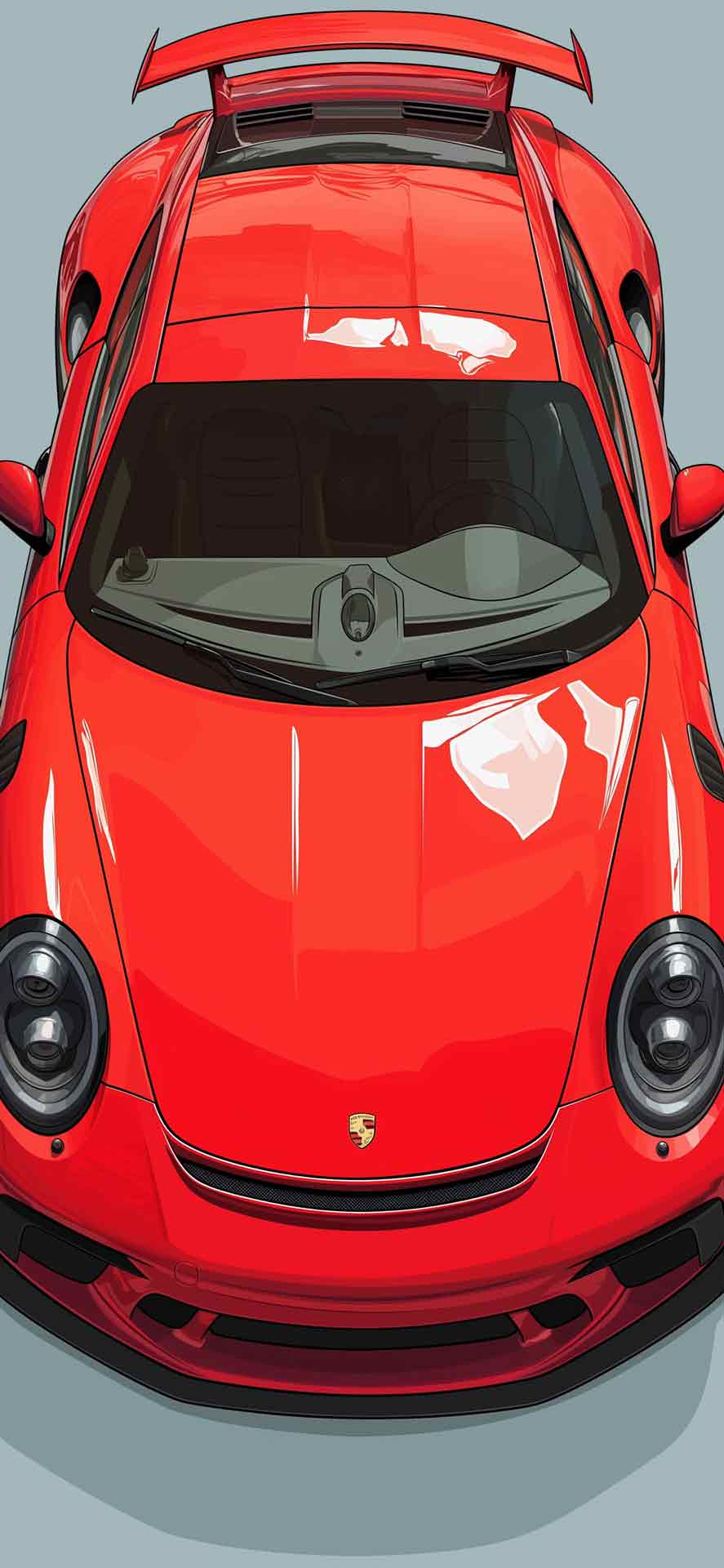 红色保时捷 911 GT3 壁纸