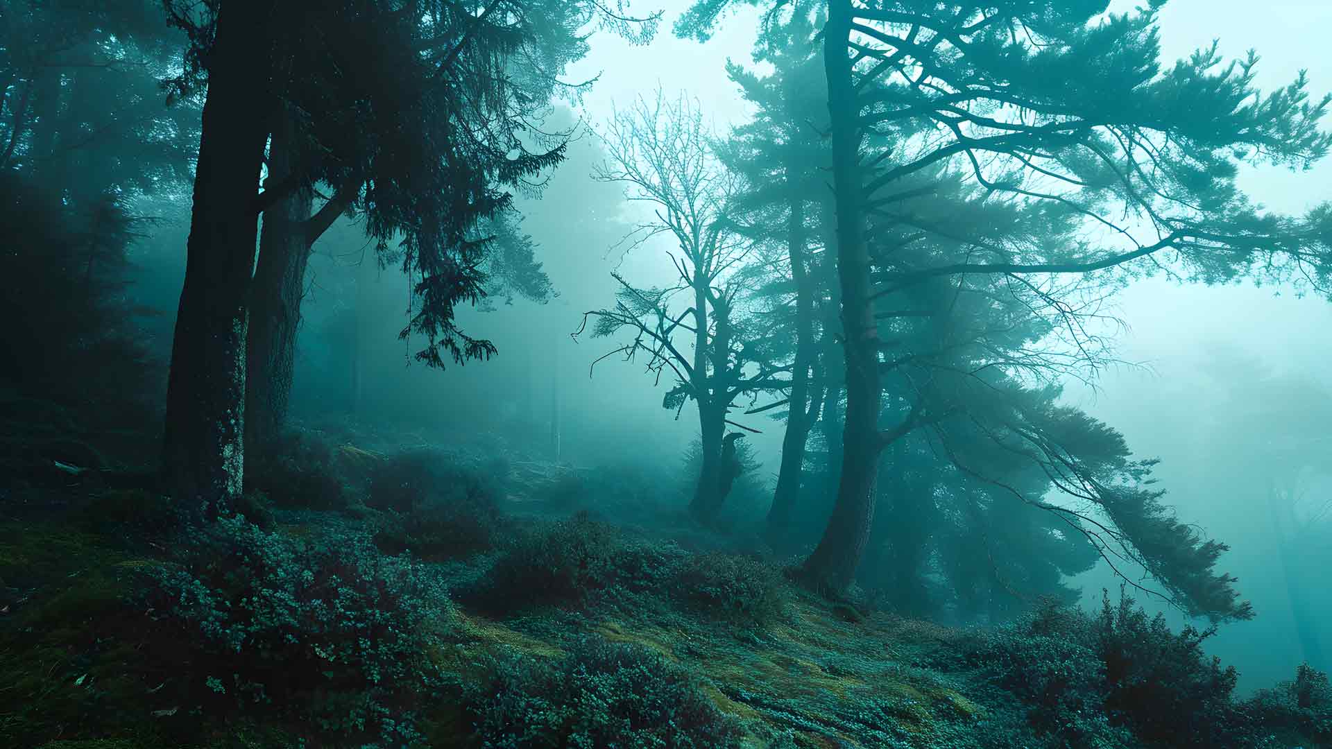 魔法迷雾森林桌面壁纸