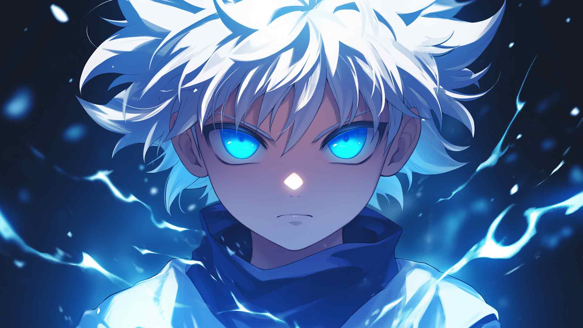 HXH KILLUA 深蓝色桌面壁纸