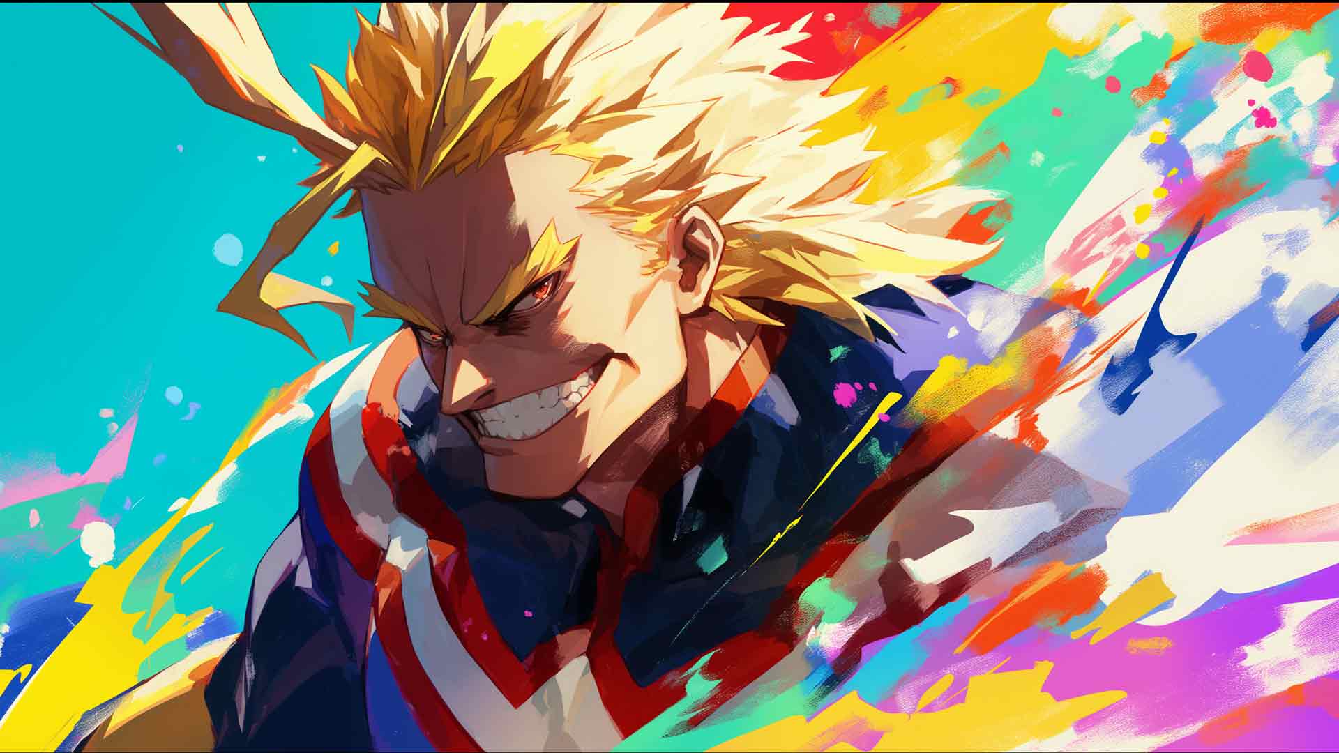 MHA ALL MIGHT 多彩桌面壁纸