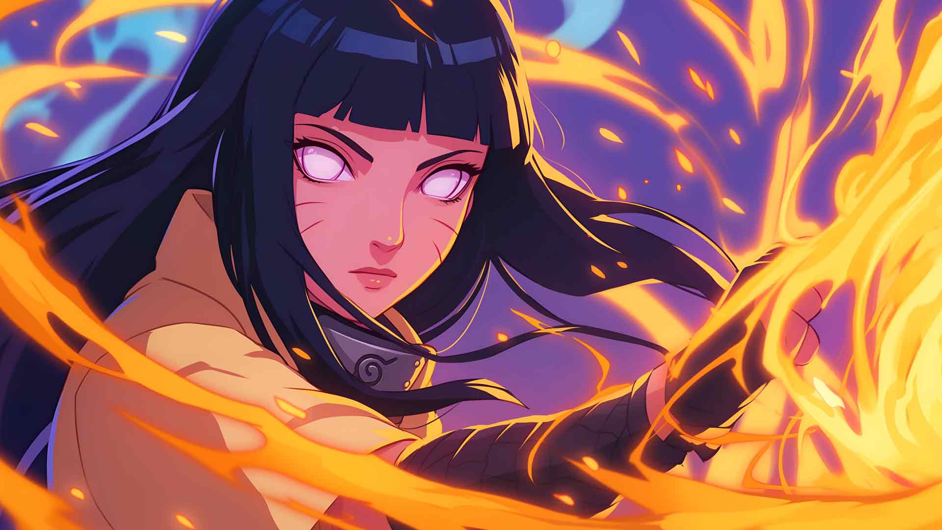 火影忍者 HINATA HYUGA 动漫桌面壁纸