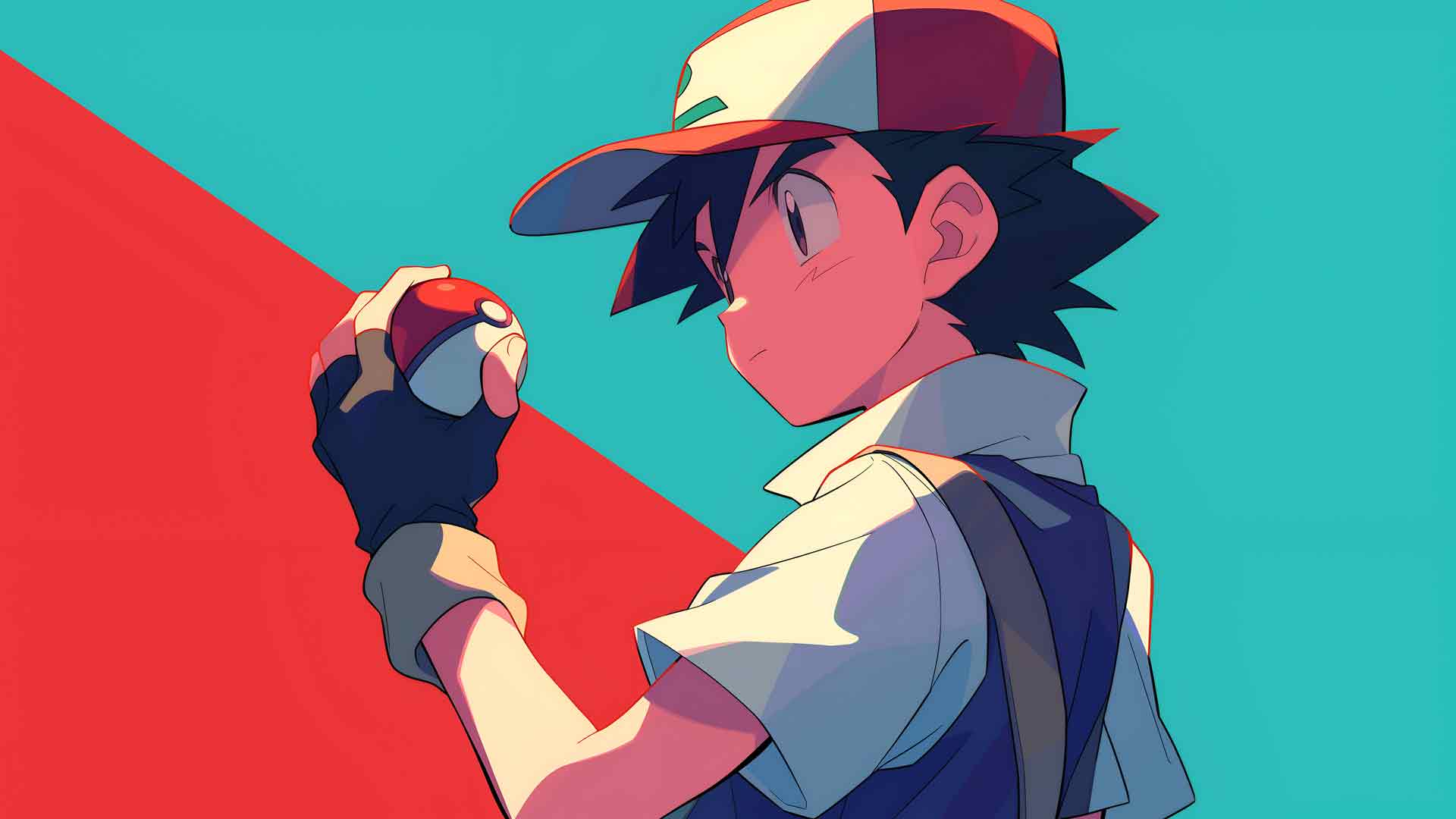 神奇宝贝 ASH KETCHUM 酷桌面壁纸