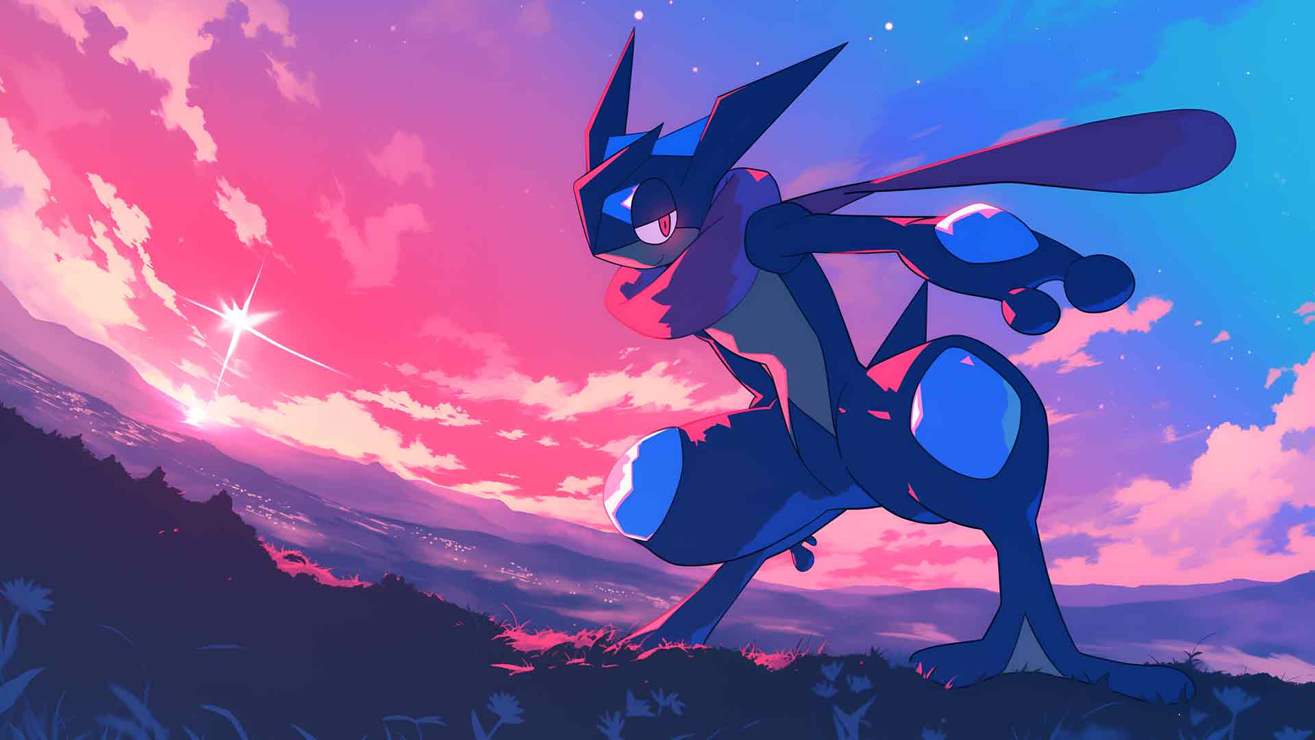 POKEMON GRENINJA 美丽的桌面壁纸