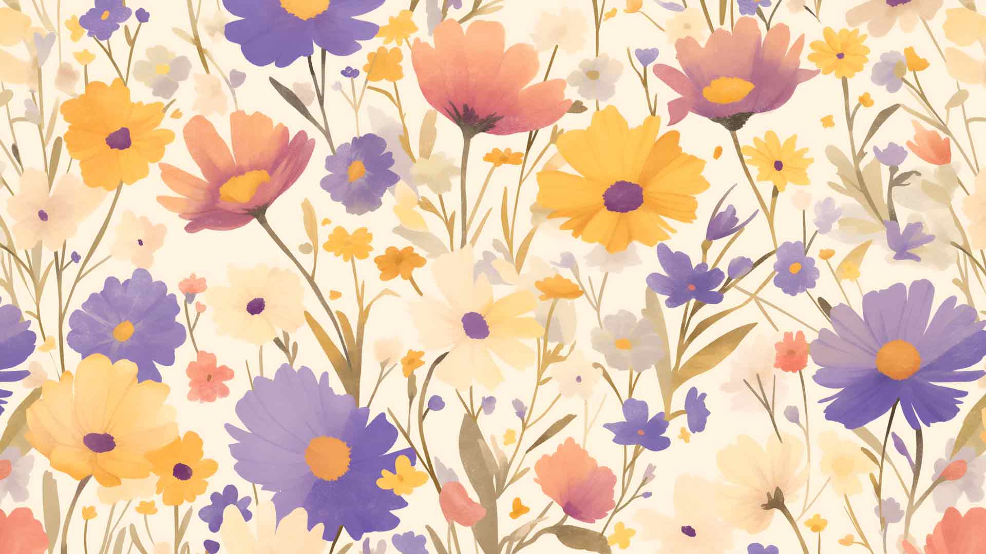 春天唯美花卉桌面壁纸