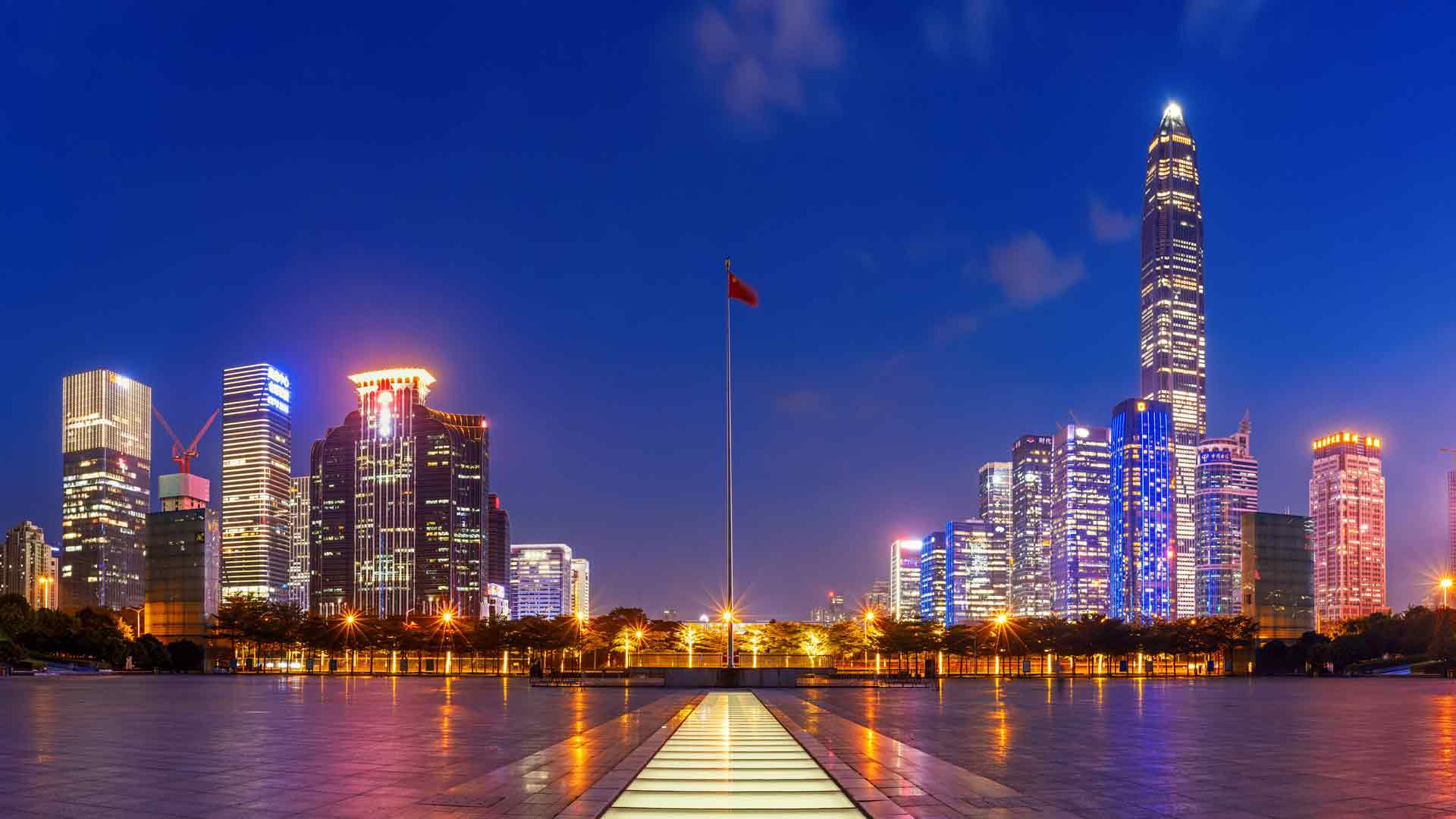 中国 深圳 平安大厦夜景