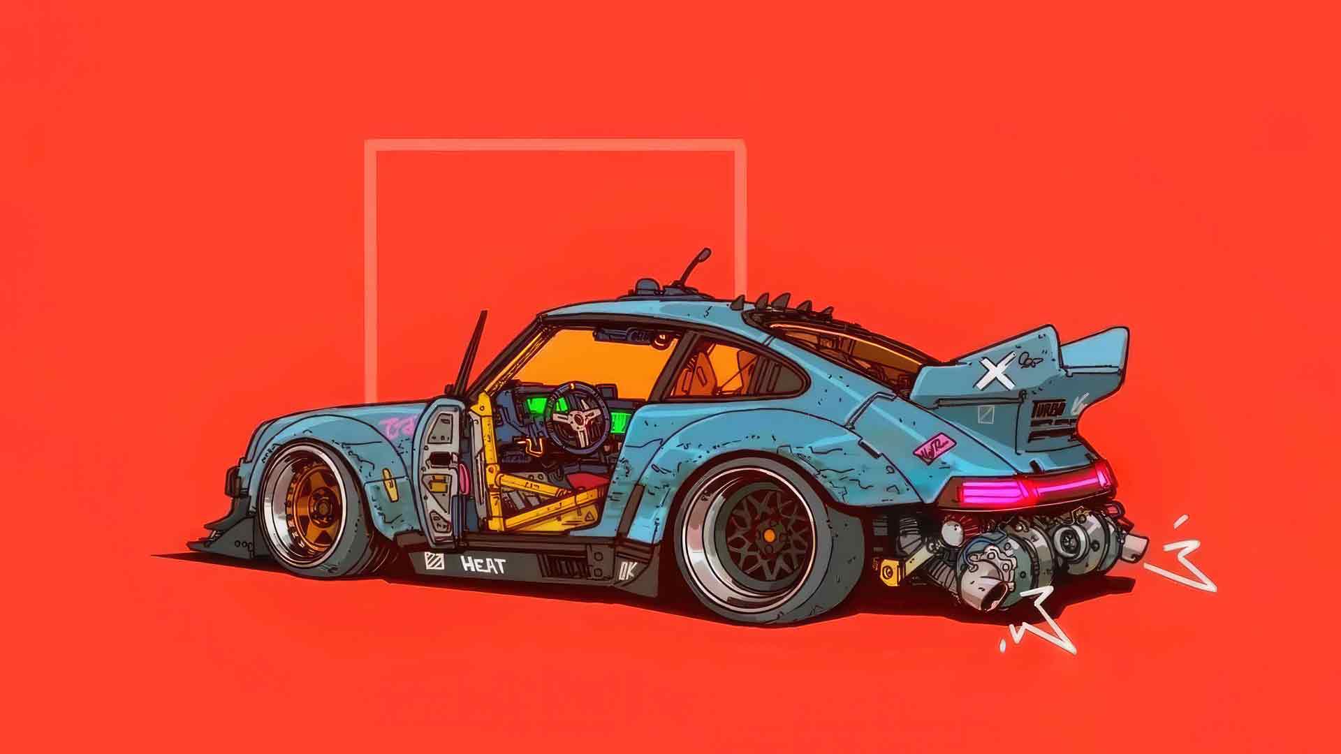 Cyber​​ Porsche 911 经典简约