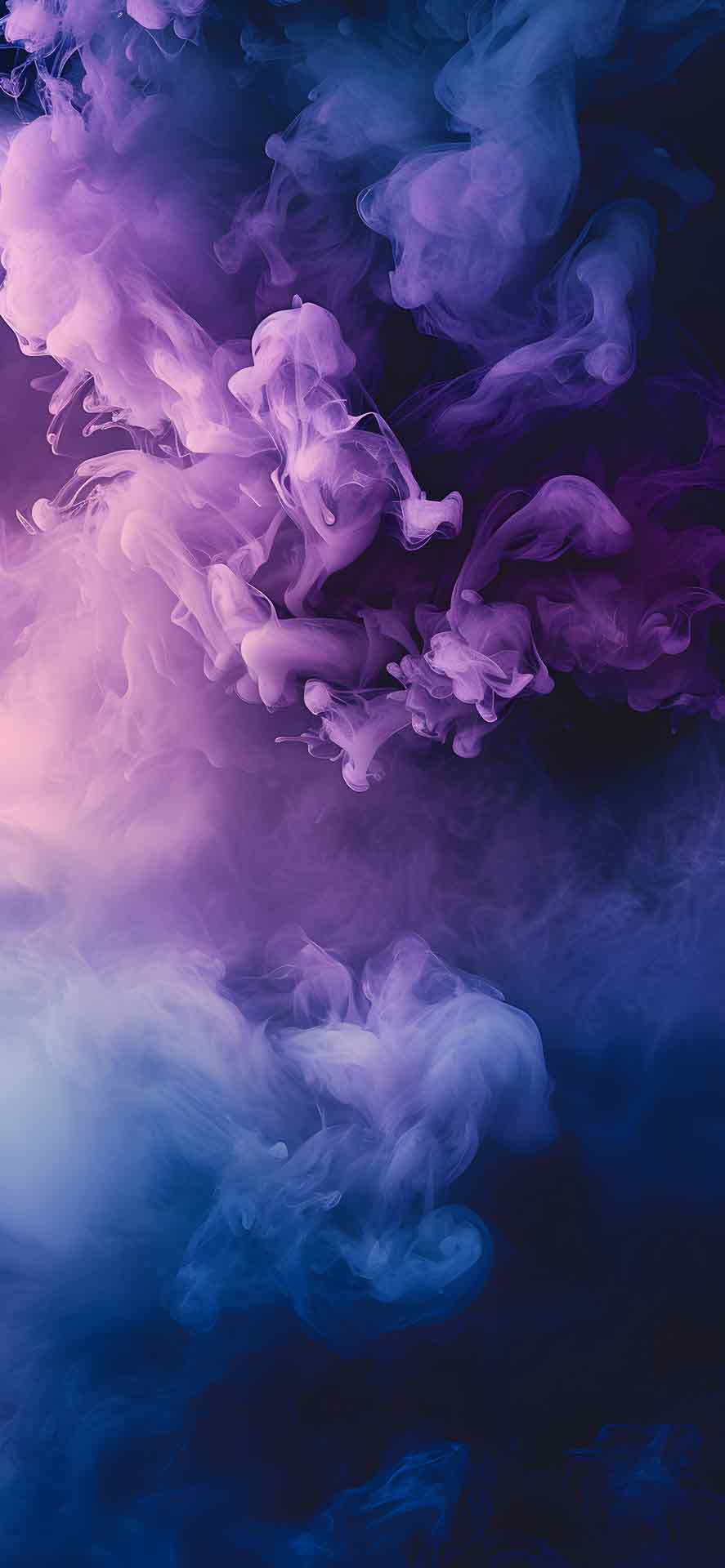 紫色蓝色烟雾壁纸