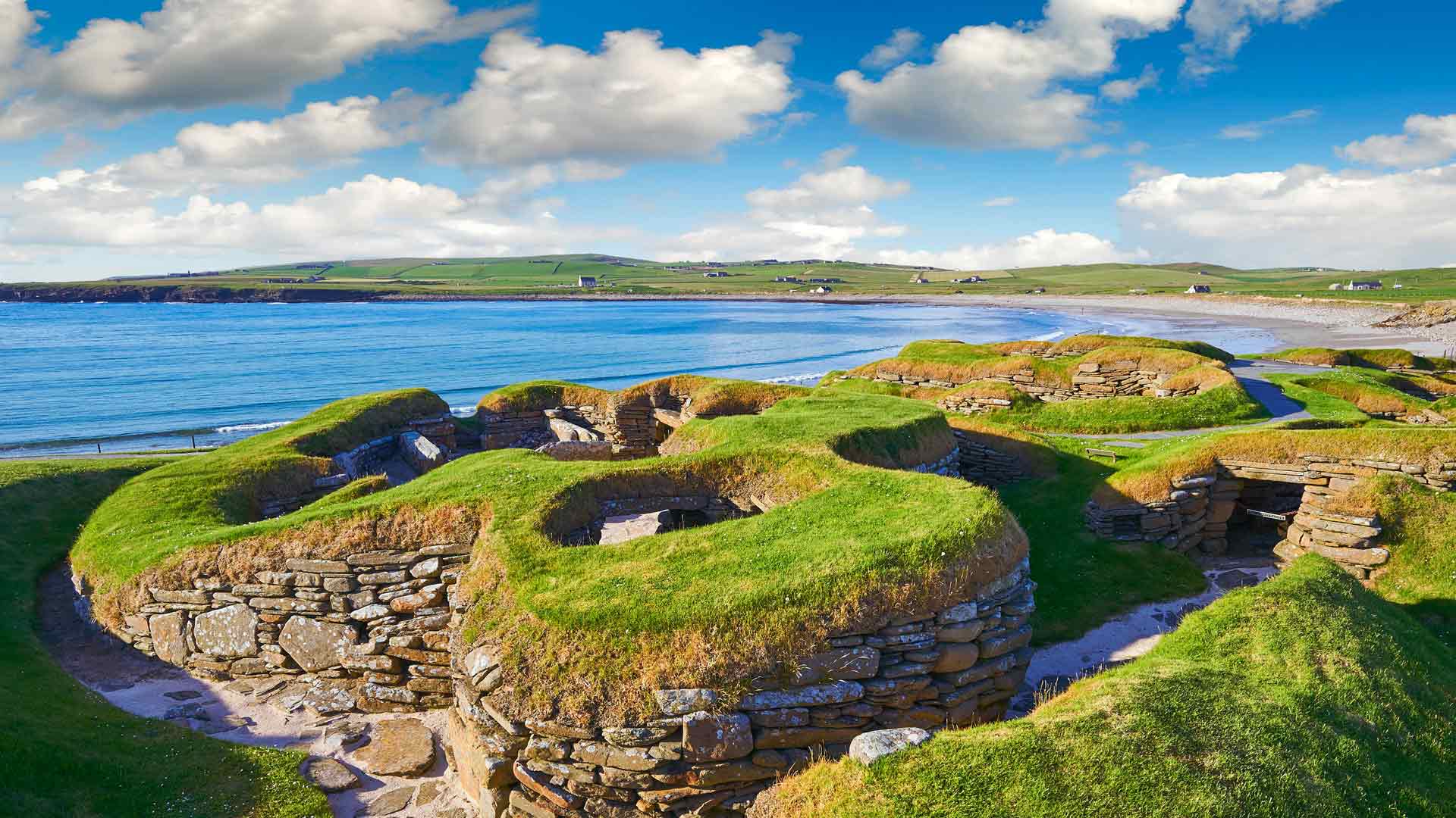 斯卡拉布雷的新石器时代遗迹,奥克尼群岛,苏格兰