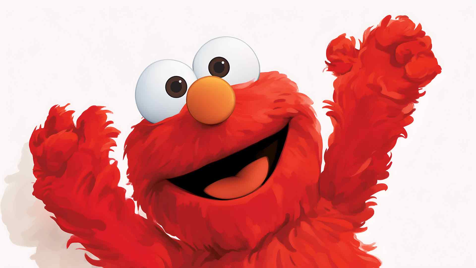 ELMO 摆出搞笑姿势桌面壁纸