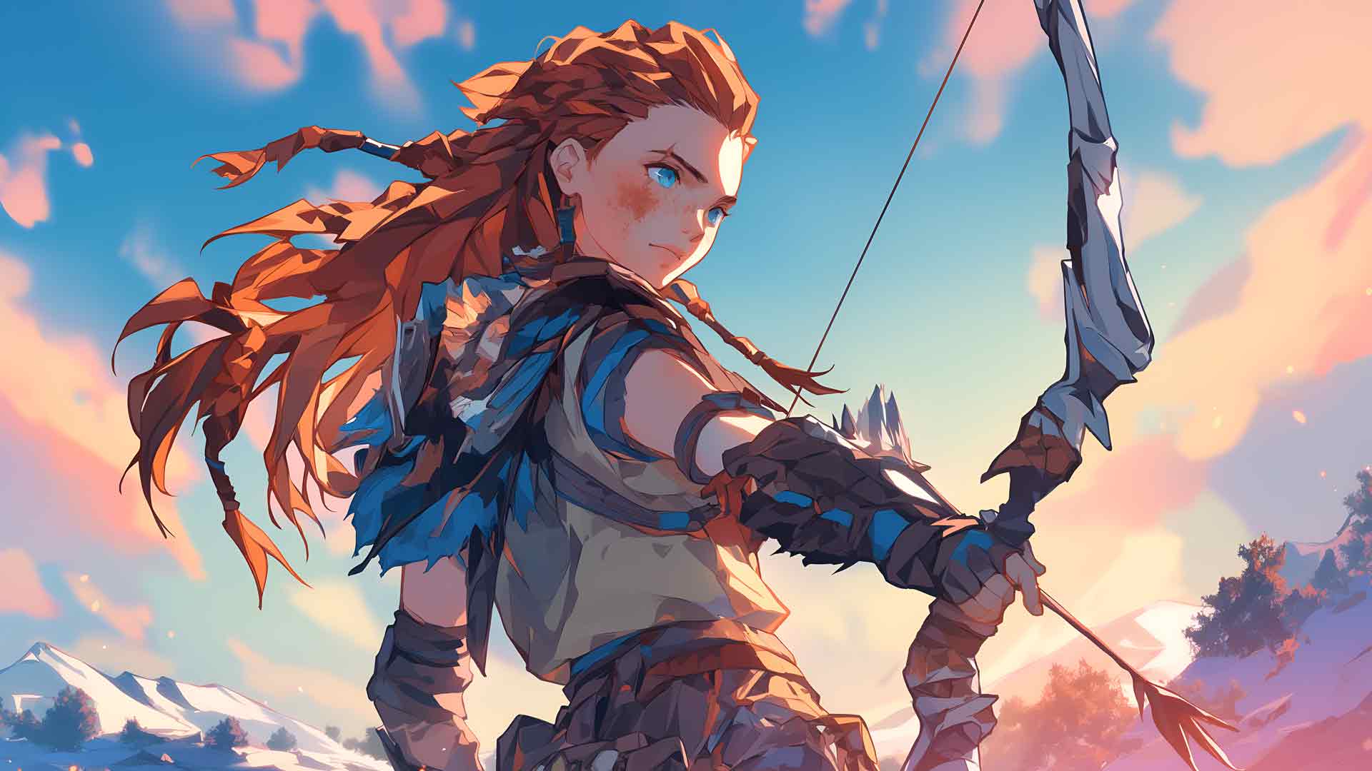 地平线零之曙光 ALOY 弓箭手 桌面壁纸