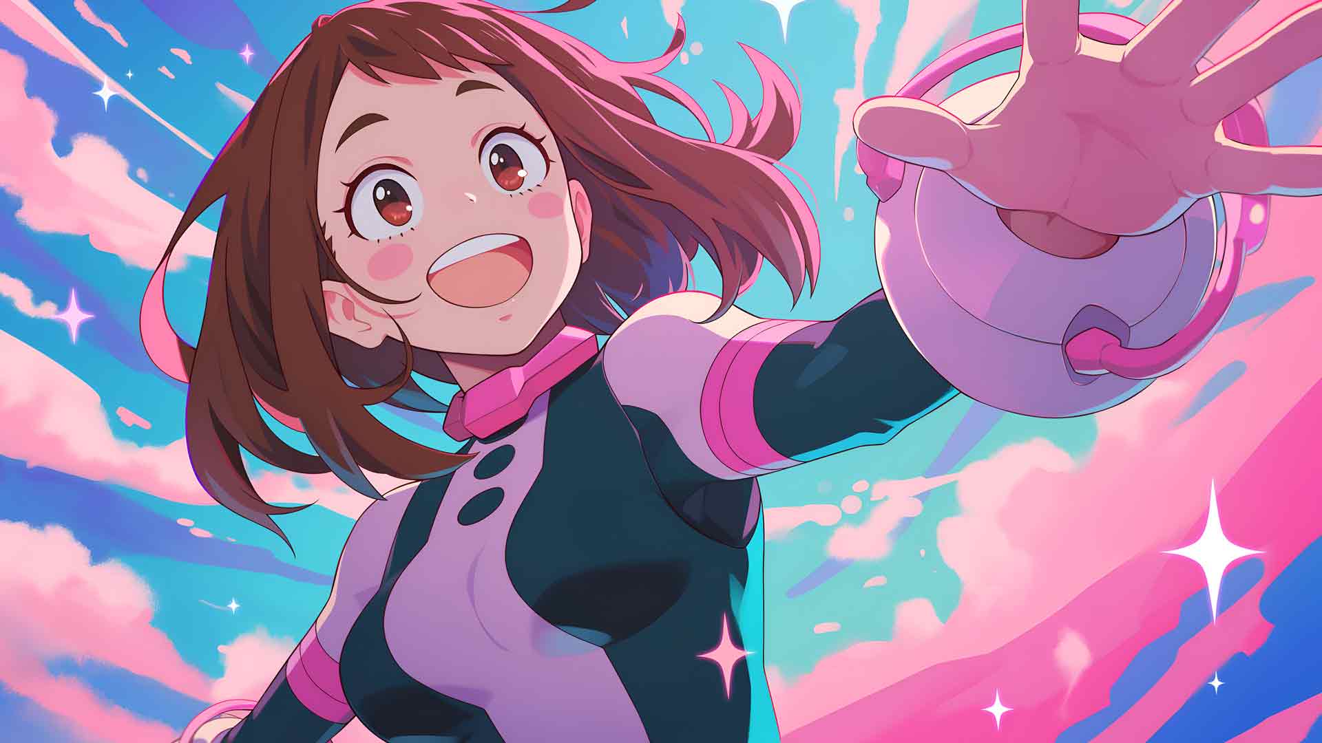 OCHACO URARAKA 开心英雄学院 桌面壁纸