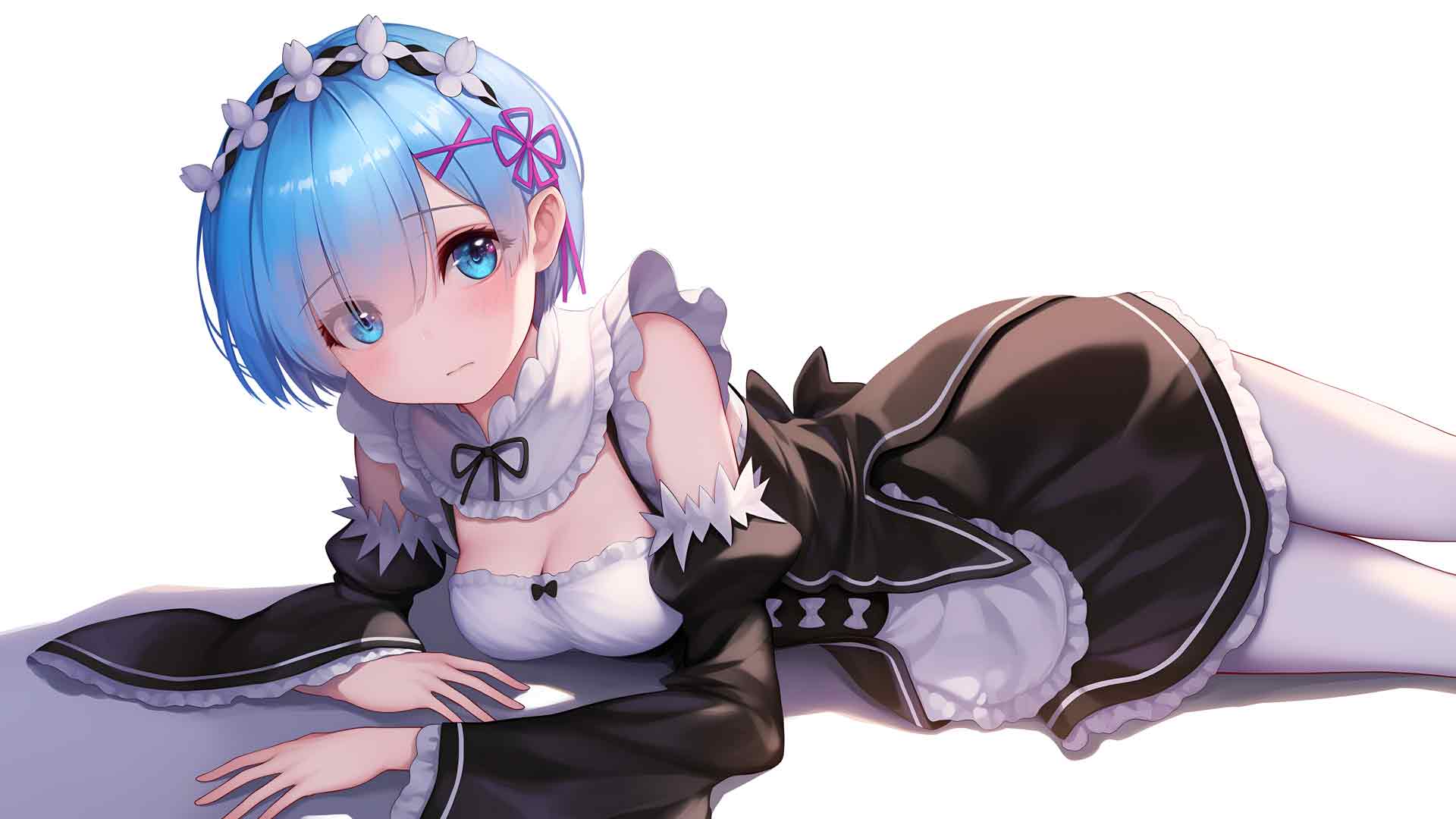 REM LAYING DOWN RE 动漫 PC 壁纸