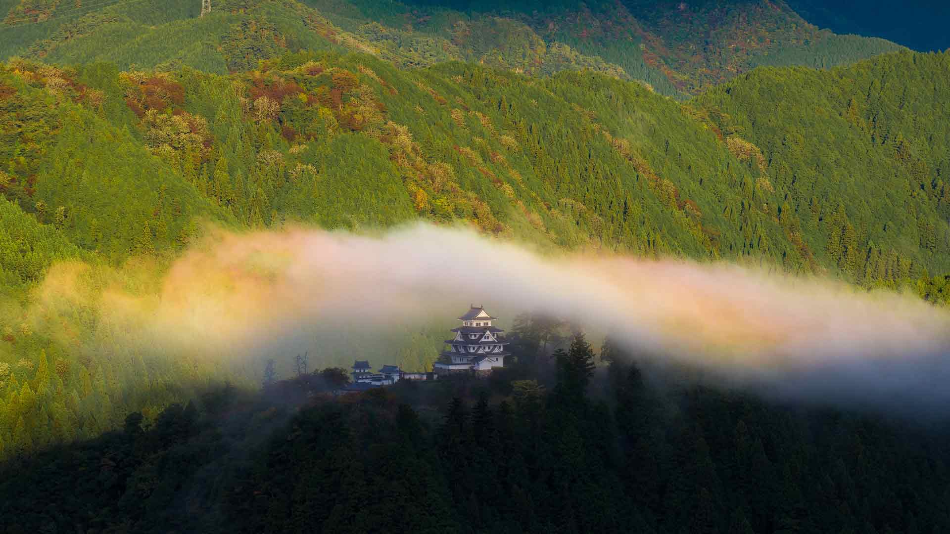 郡上八幡城，岐阜县，日本