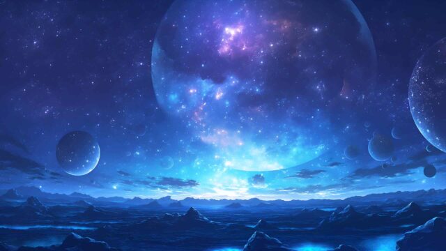 太空星系星空桌面壁纸