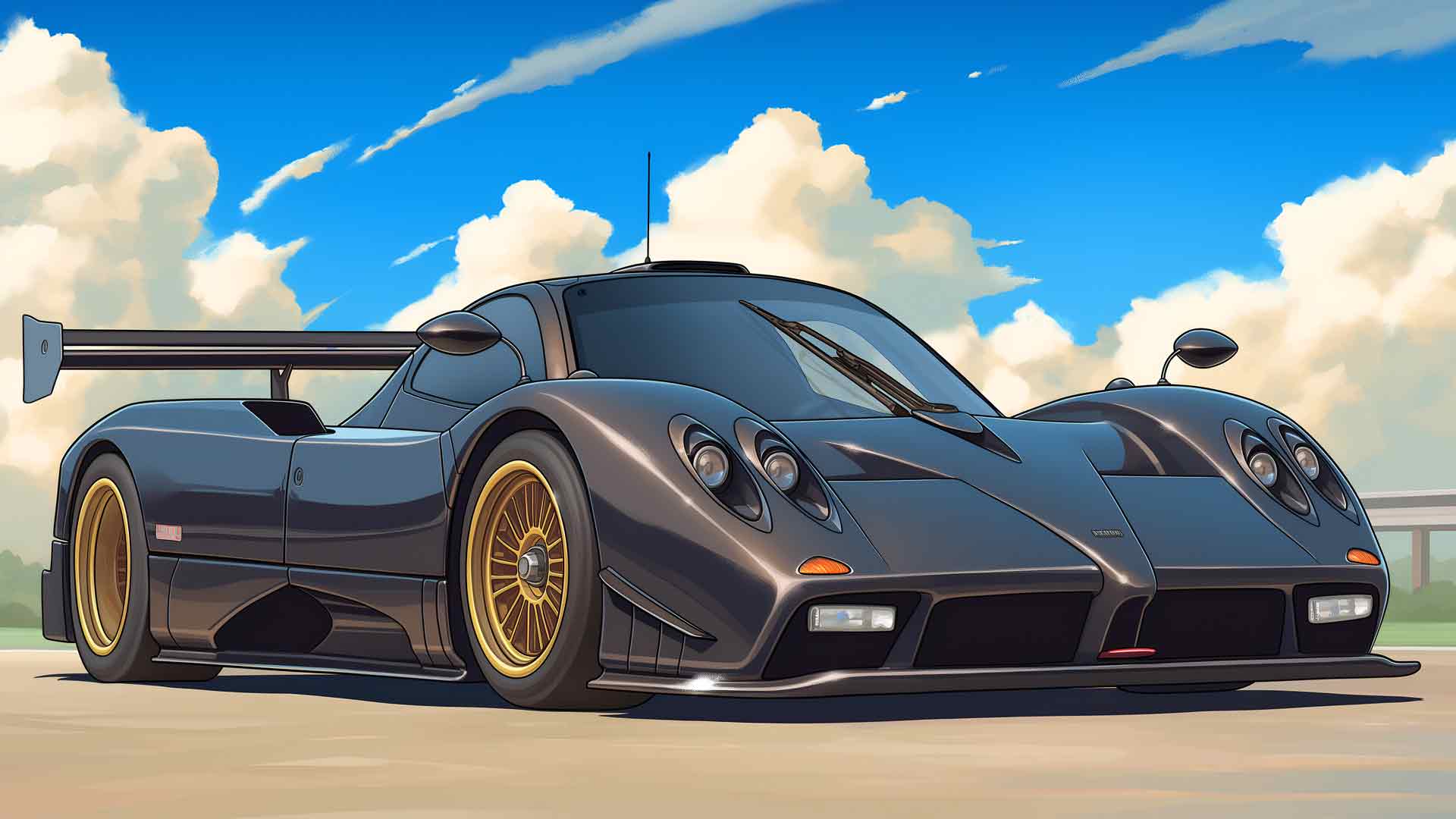 ZONDA 汽车背景桌面壁纸