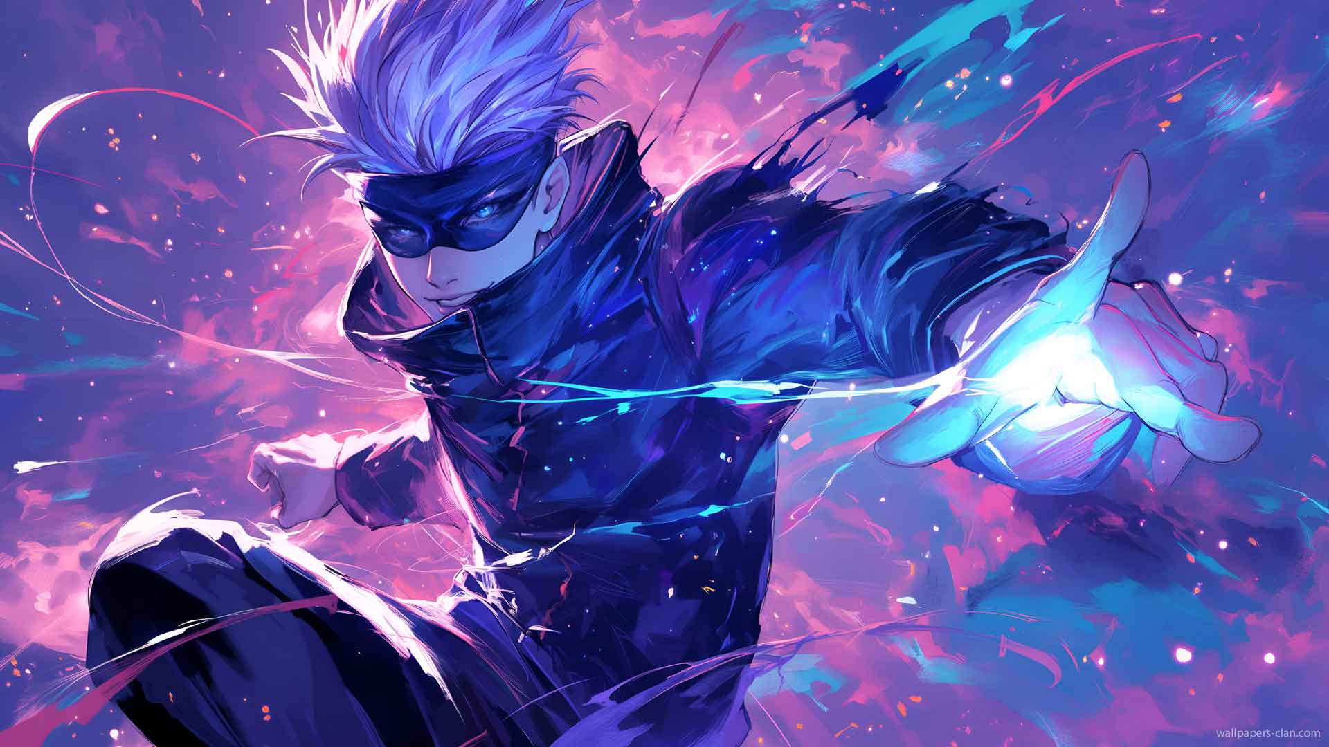 Satoru Gojo 酷炫动作 PC 壁纸