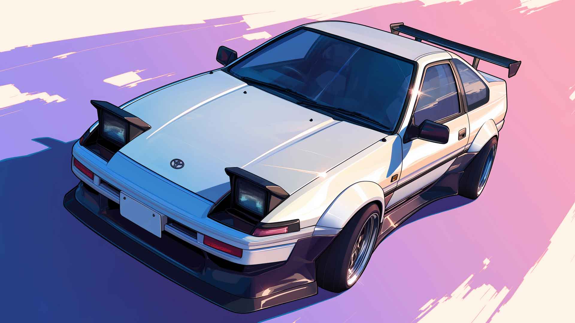 头文字 D AE86 TRUENO 桌面壁纸