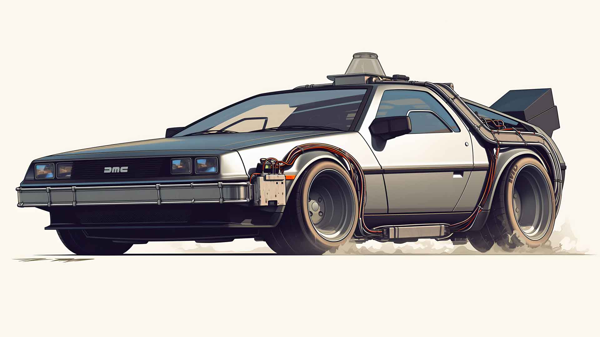 DELOREAN 回到未来桌面壁纸