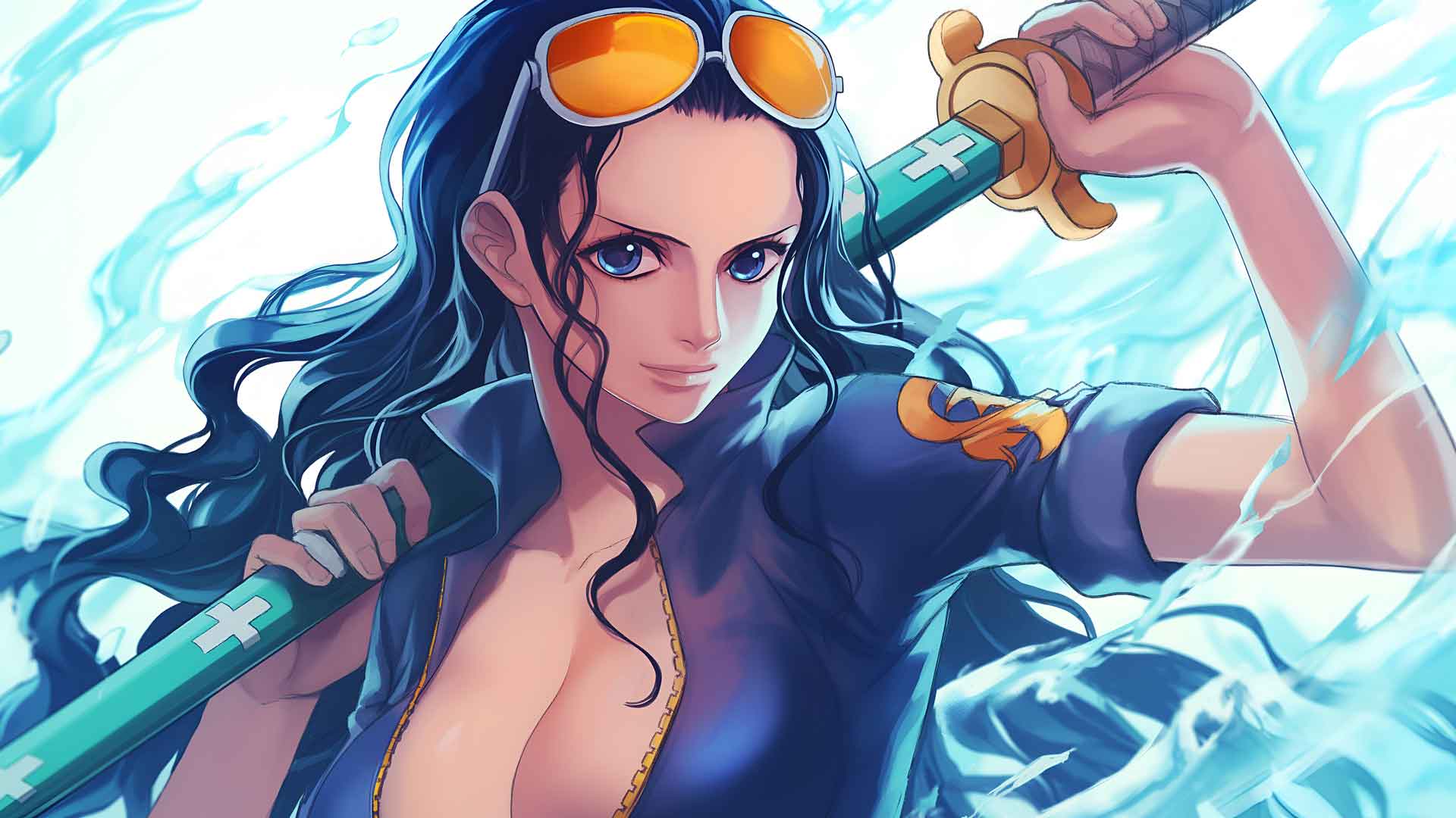 妮可罗宾海贼王剑士桌面壁纸