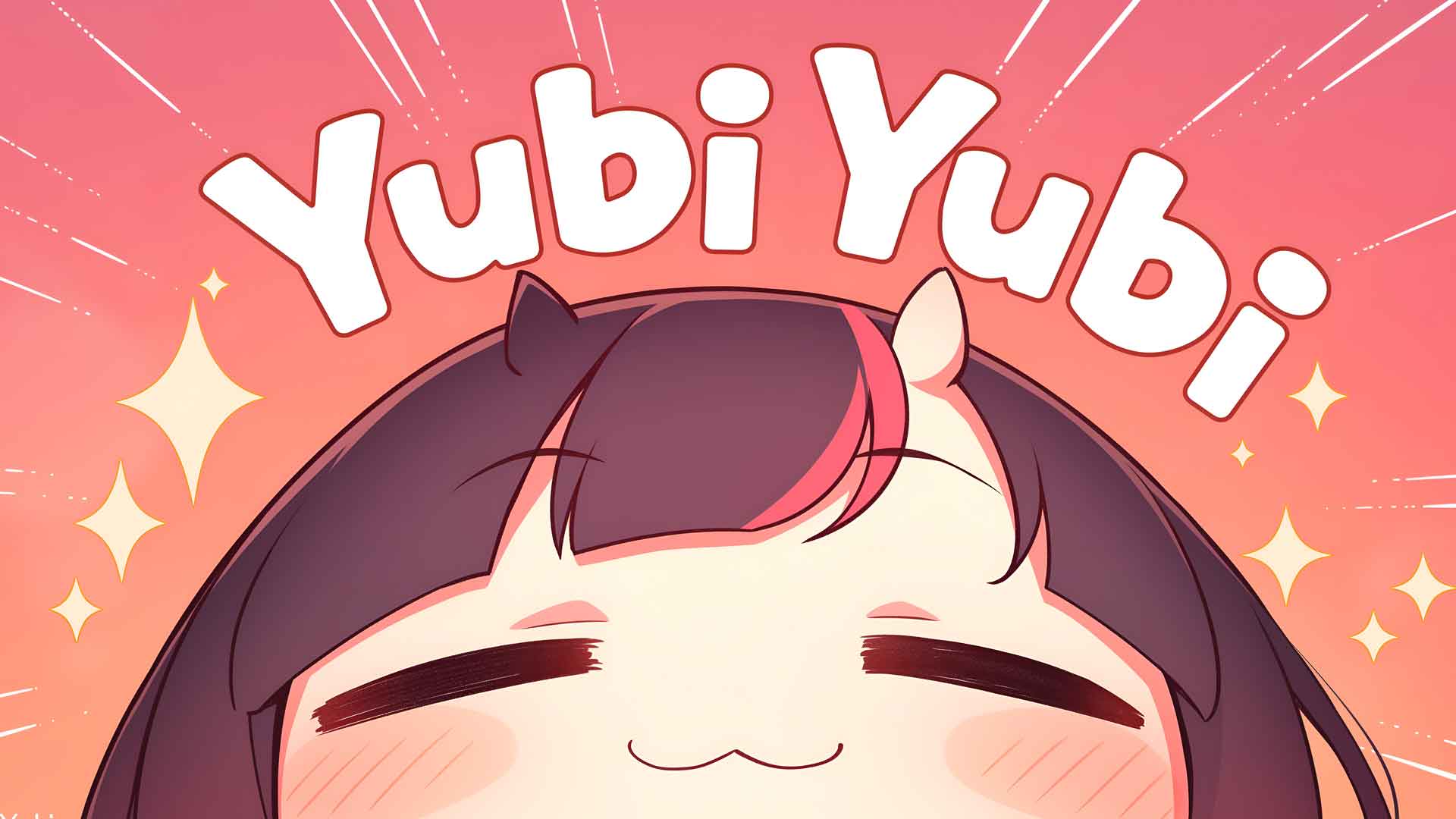 YUBI YUBI 可爱动漫脸部桌面壁纸