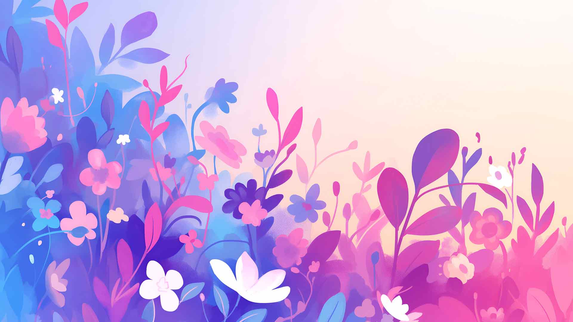 鲜花梦幻植物桌面壁纸