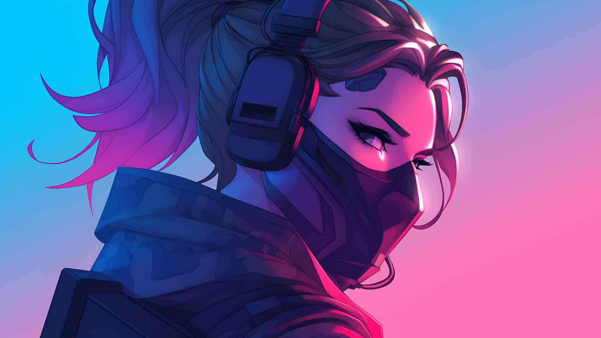 堡垒之夜 标志性风格女孩桌面壁纸