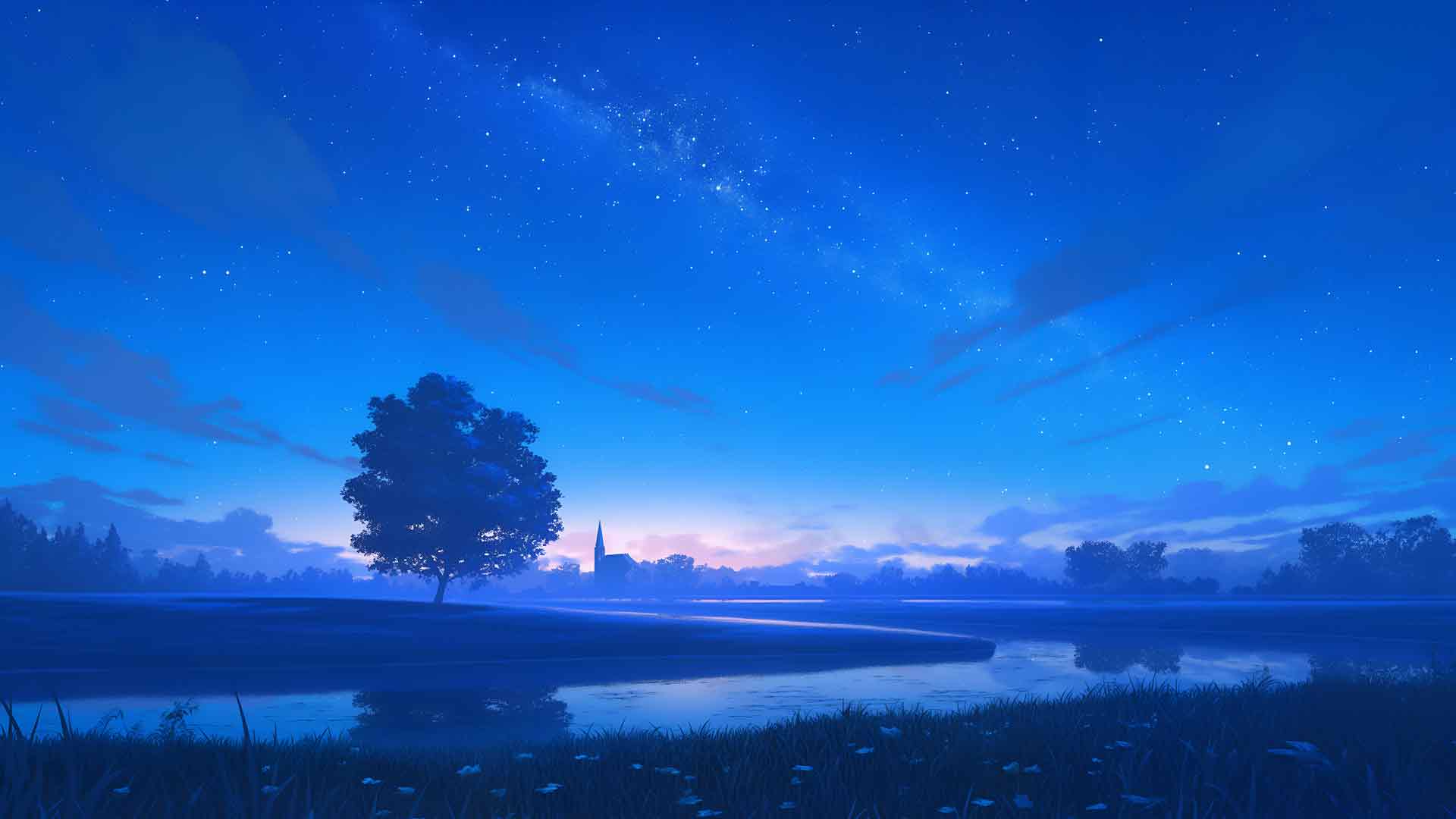 星夜宁静唯美桌面壁纸