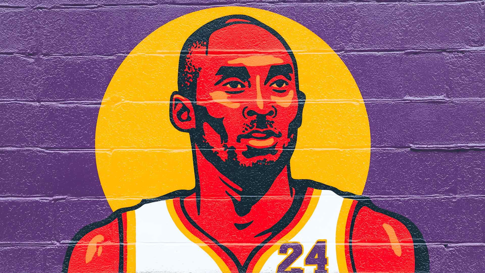 科比布莱恩特街头艺术湖人队桌面壁纸