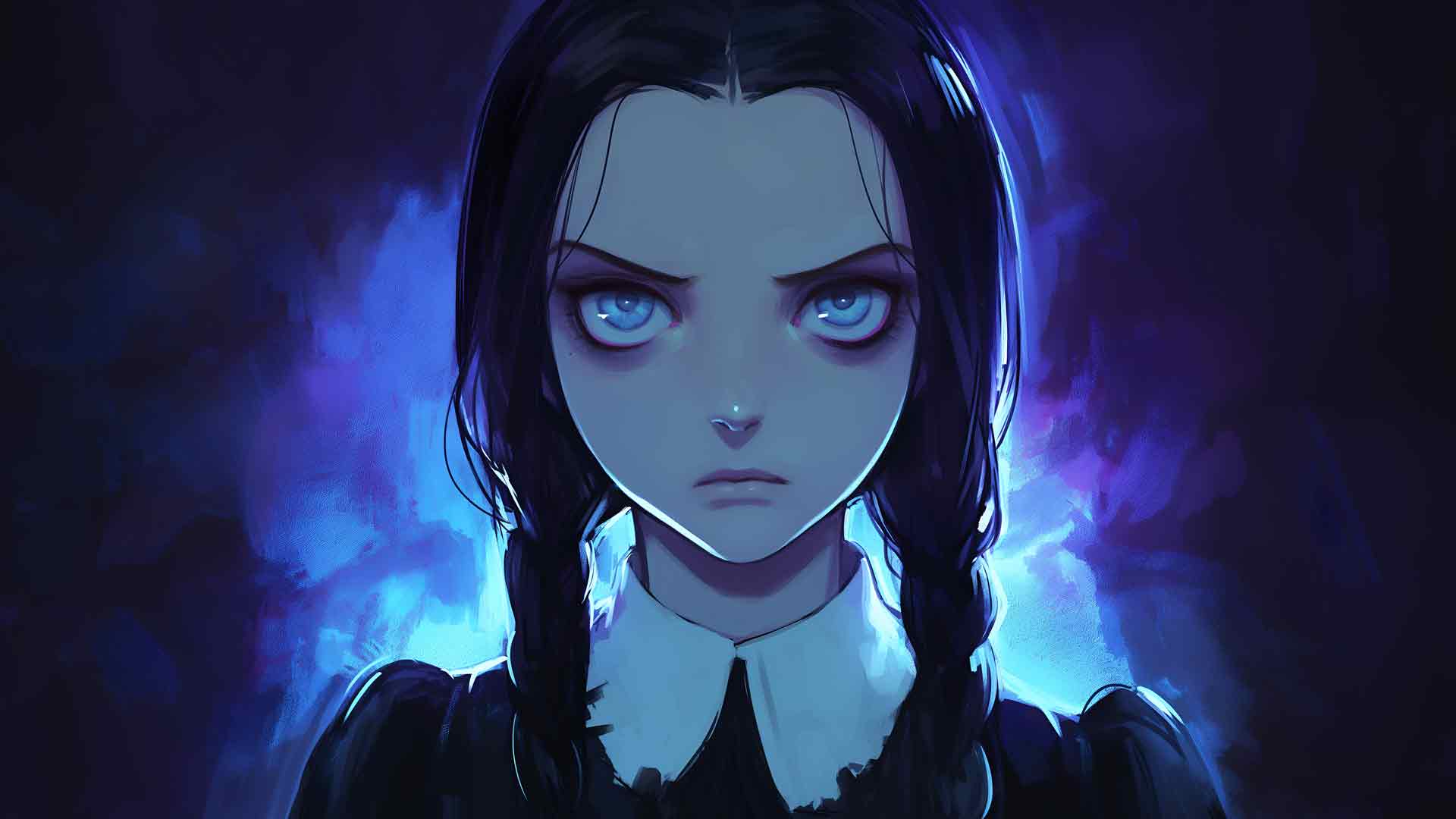 星期三亚当斯黑暗魅力桌面壁纸